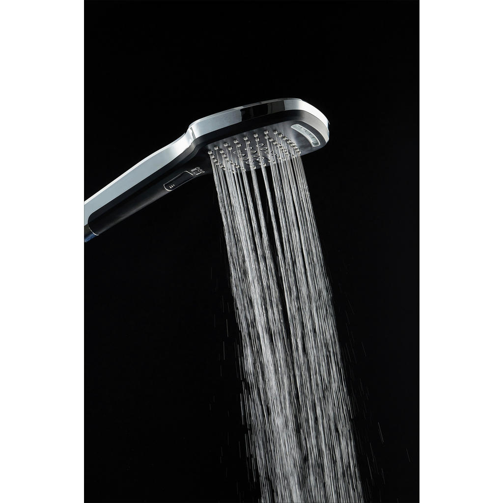 Thumbnail - POCOline Handbrause Square schwarz B/H/L: ca. 4x12x26 cm