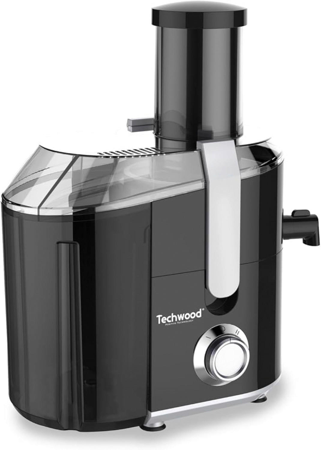 Techwood Entsafter TCF1808 schwarz Metall Kunststoff B/H/L: ca. 33x36x19 cm ca. 2,2 l