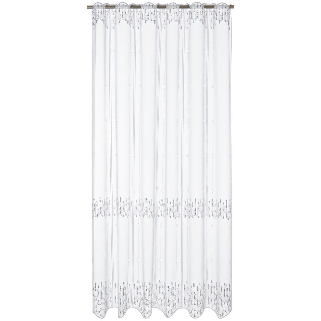 Thumbnail - POCOline Cliprollo Pailette weiß B/L: ca. 140x95 cm