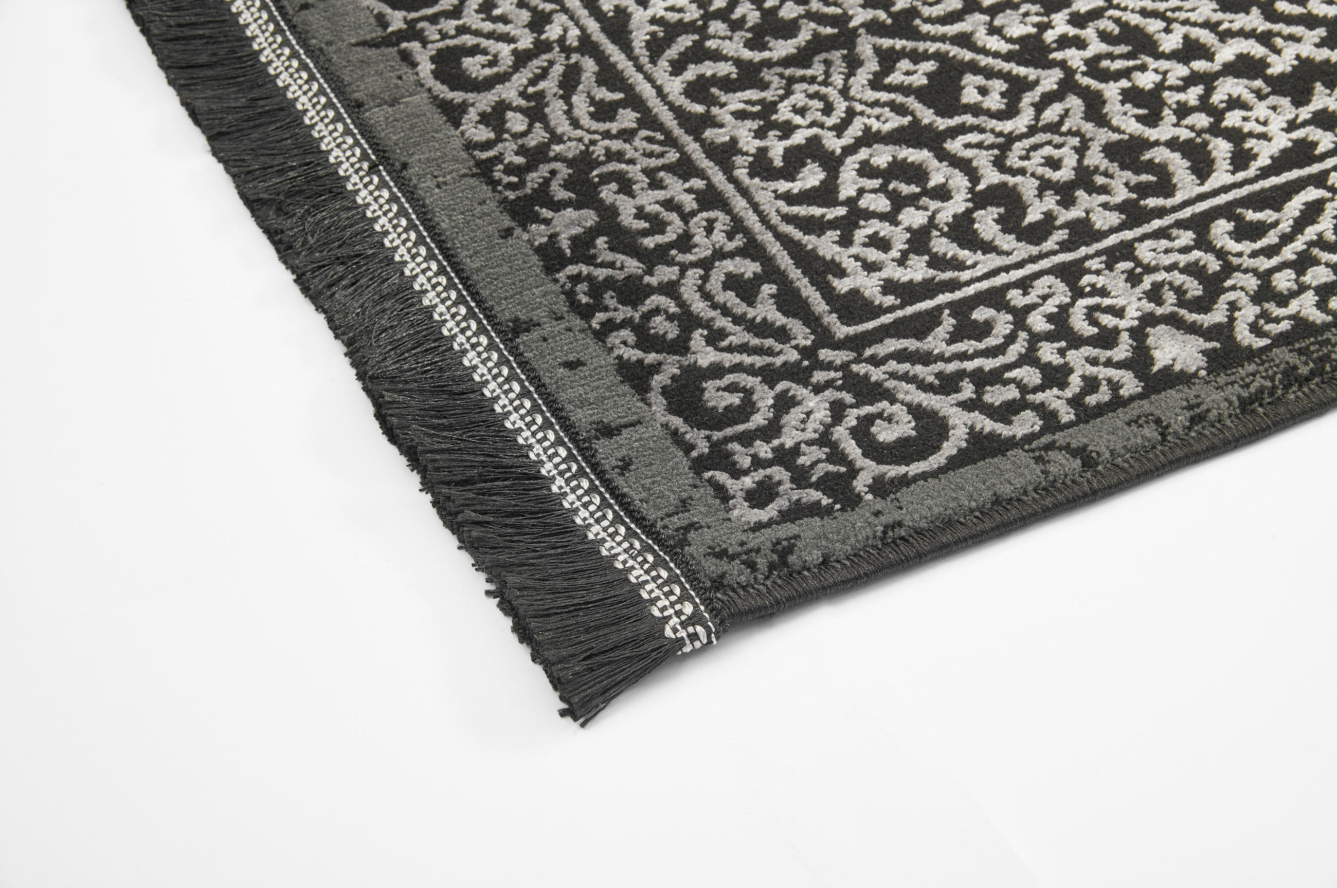 Thumbnail - Webteppich Salsa schwarz B/L: ca. 80x150 cm