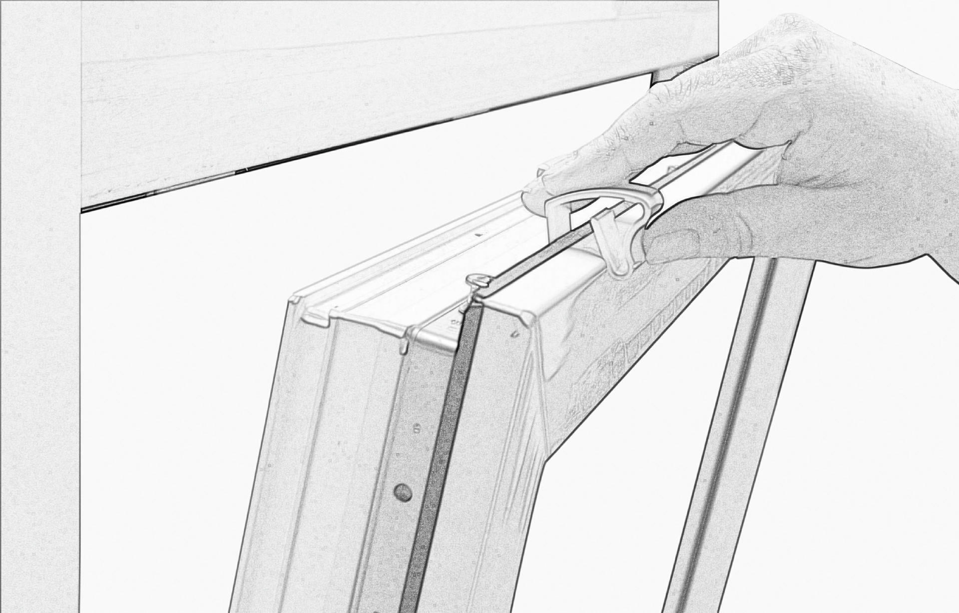 Thumbnail - Alu-Jalousie silber B/L: ca. 90x220 cm