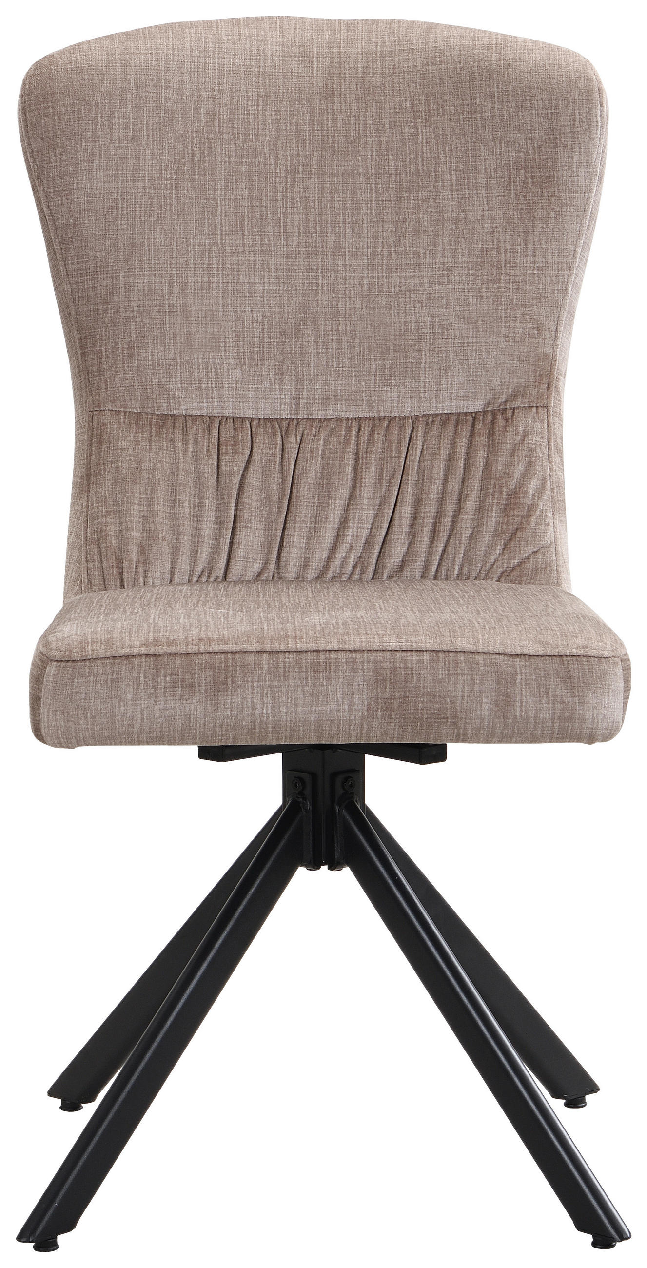 Thumbnail - Drehstuhl Kate Cappuccino Samt B/H/T: ca. 51x97x67 cm