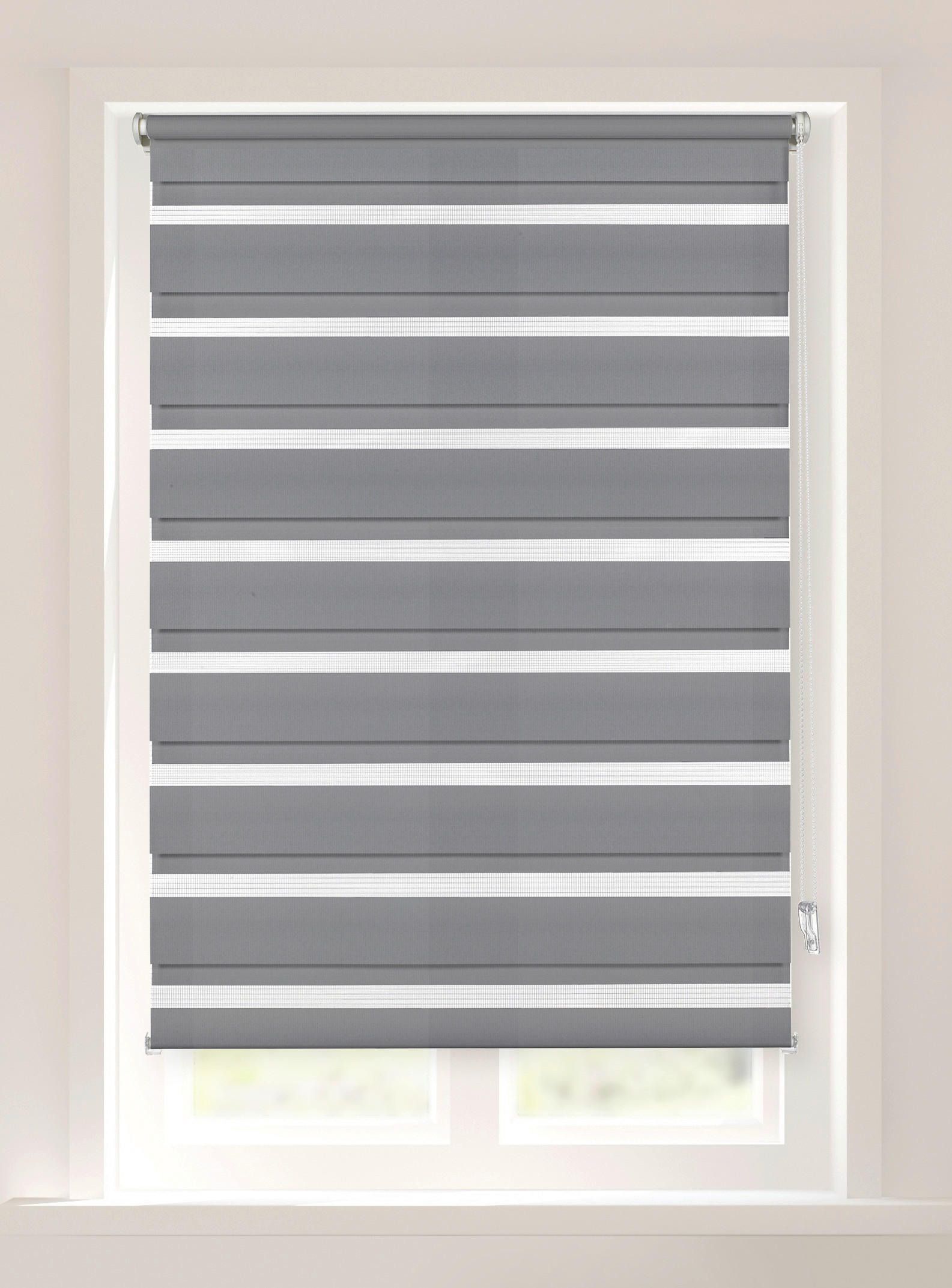 Boviva Doppelrollo anthrazit B/L: ca. 102x200 cm