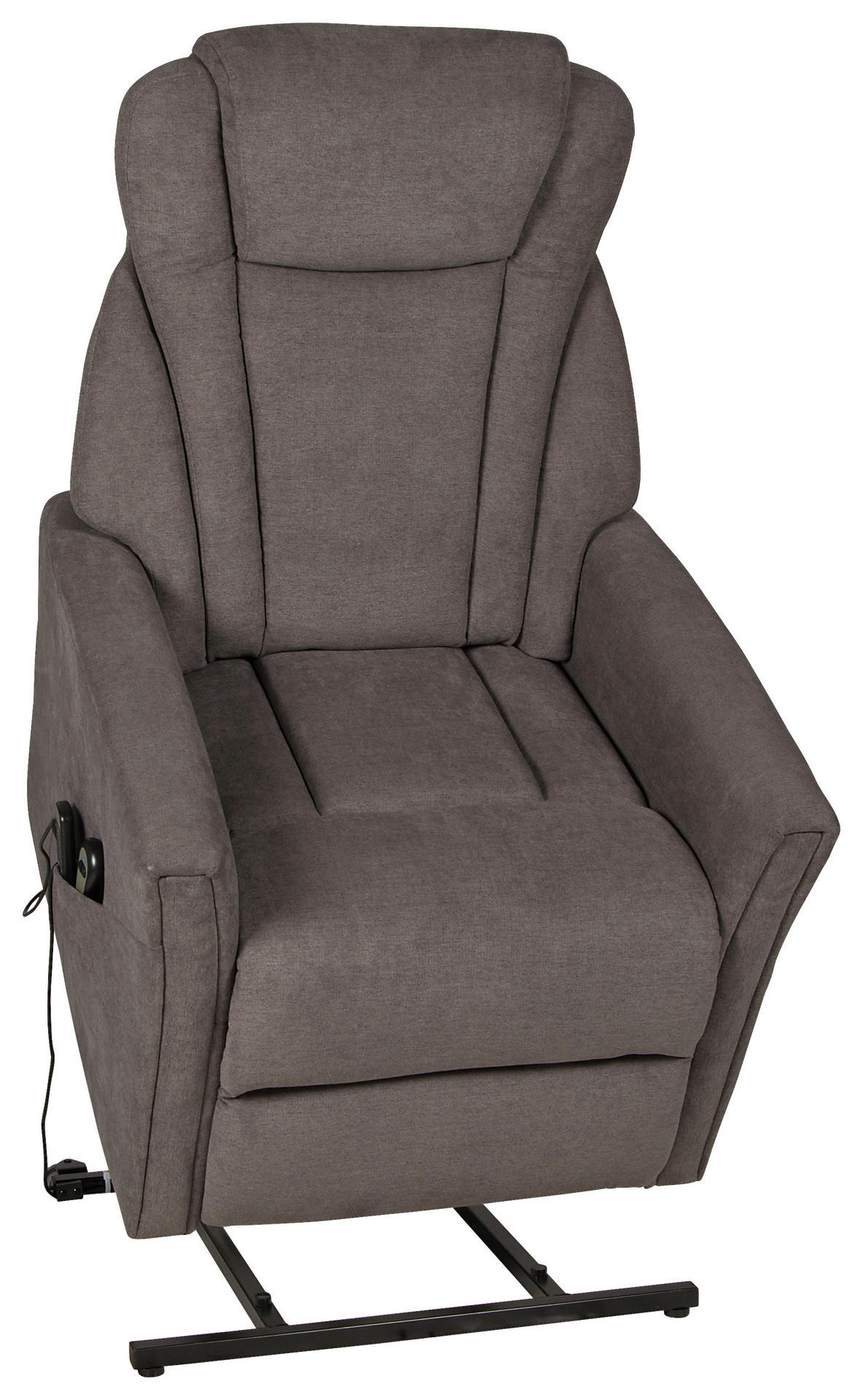 Thumbnail - TV-Sessel Abee dunkelgrau B/H/T: ca. 76x88x91 cm