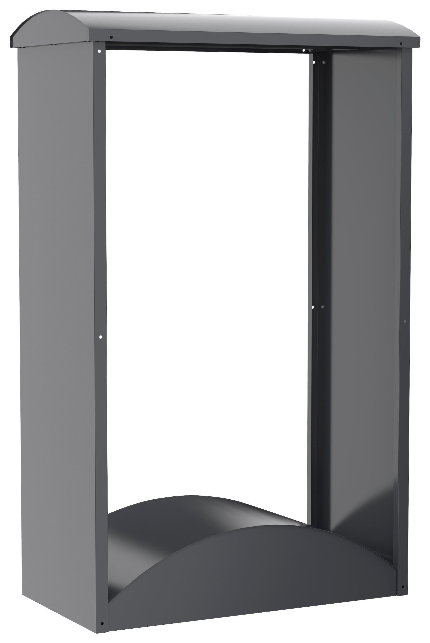 Westmann Kaminholzregal Castra anthrazit B/H/L: ca. 98x160x52 cm