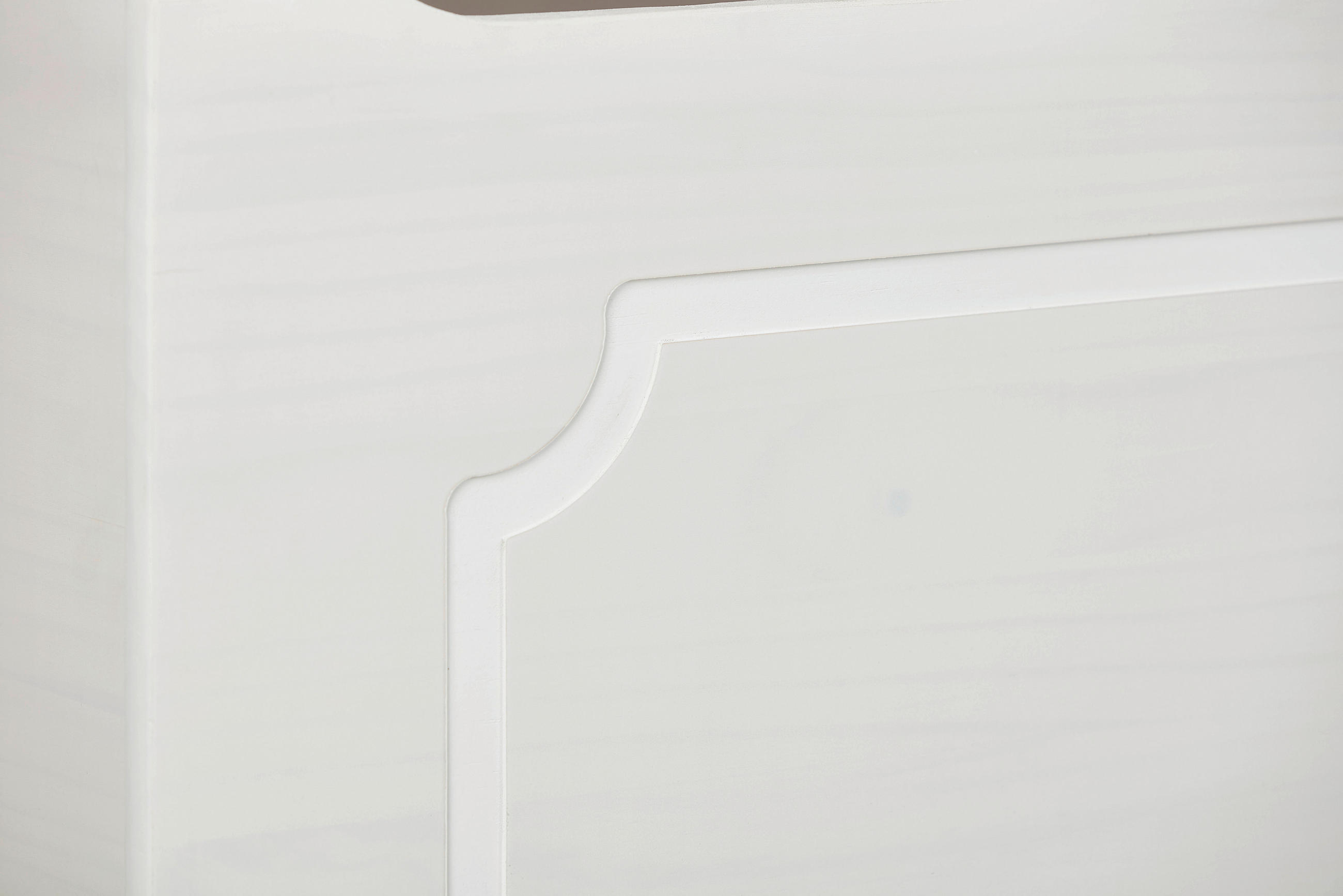 Thumbnail - Truhe Emel weiß Kiefer B/H/T: ca. 53x47x89 cm