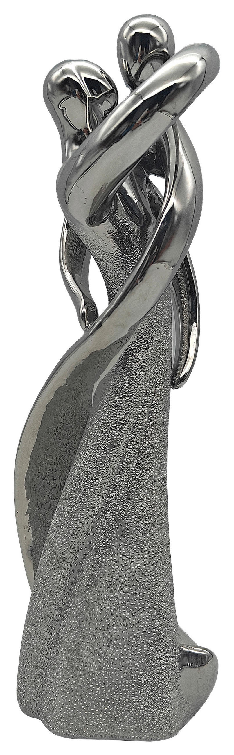 POCOline Deko-Figur silber Porzellan B/H/L: ca. 8x27x9,3 cm