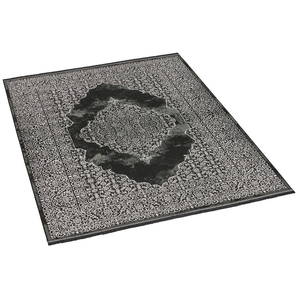 Thumbnail - Webteppich Salsa schwarz B/L: ca. 80x300 cm