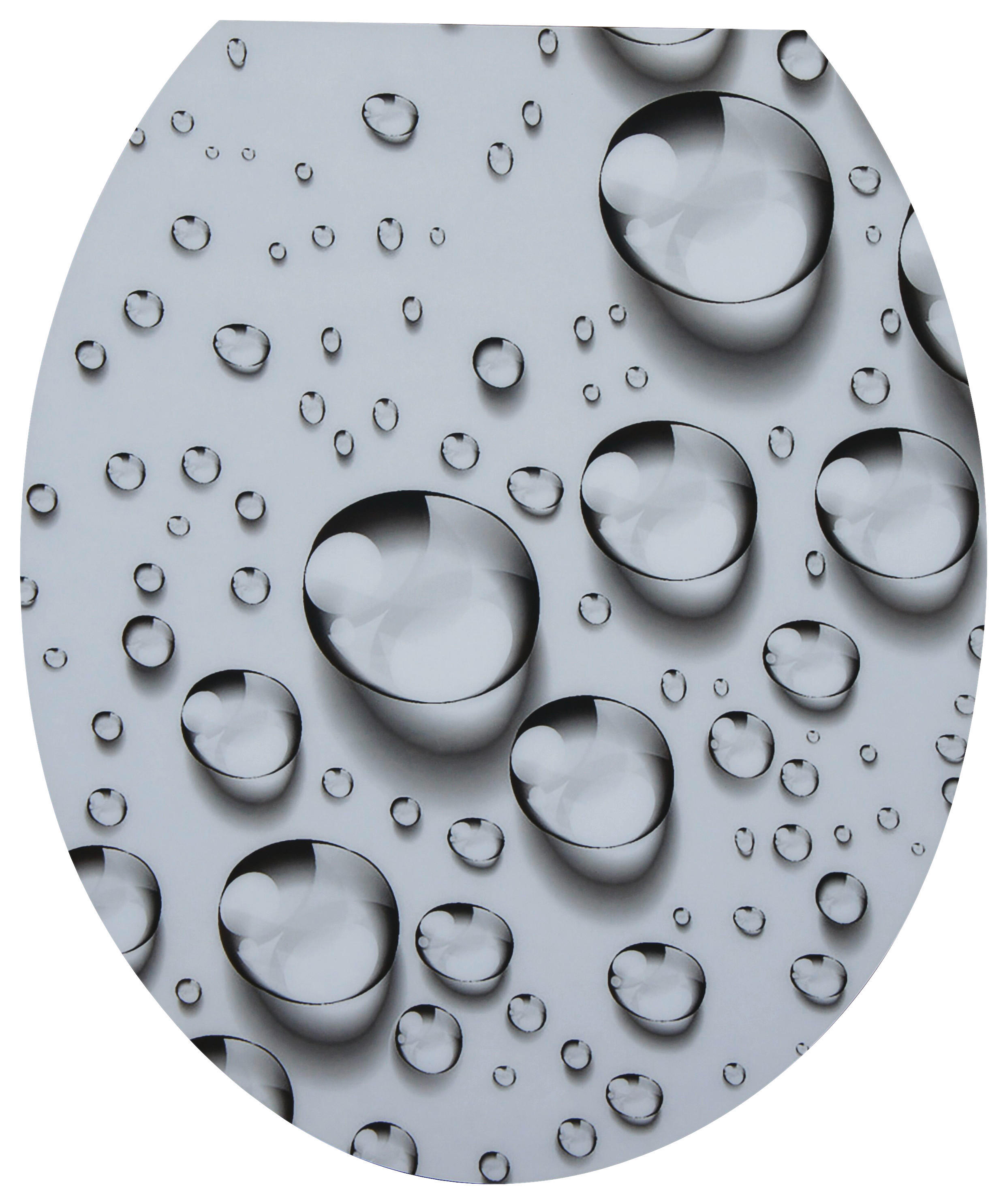 POCOline WC-Sitz Wassertropfen Duroplast