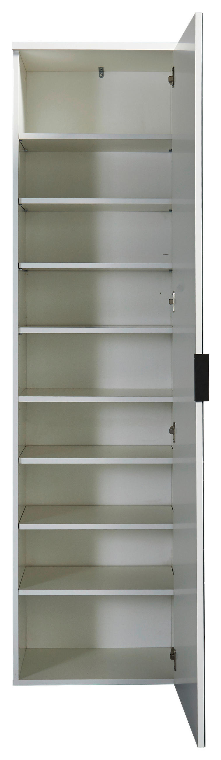 Thumbnail - Schuhschrank Lincoln weiß glänzend B/H/T: ca. 50x190x35 cm