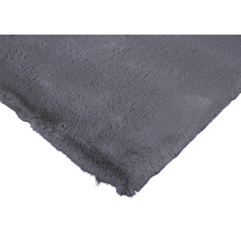 Thumbnail - Fellimitat Moyo grau B/L: ca. 160x230 cm