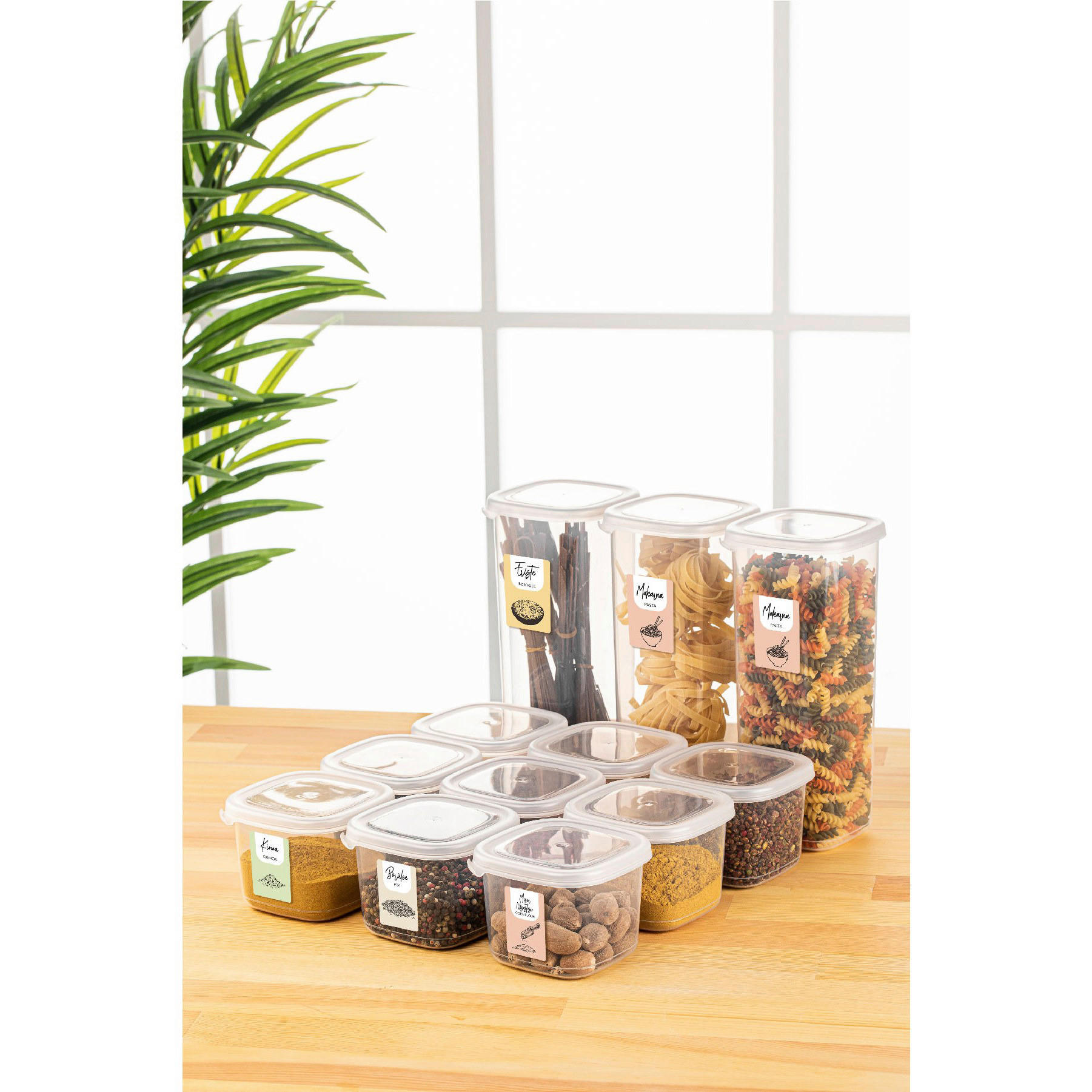 Thumbnail - HermiaConcept Vorratsdosenset 12tlg. weiß