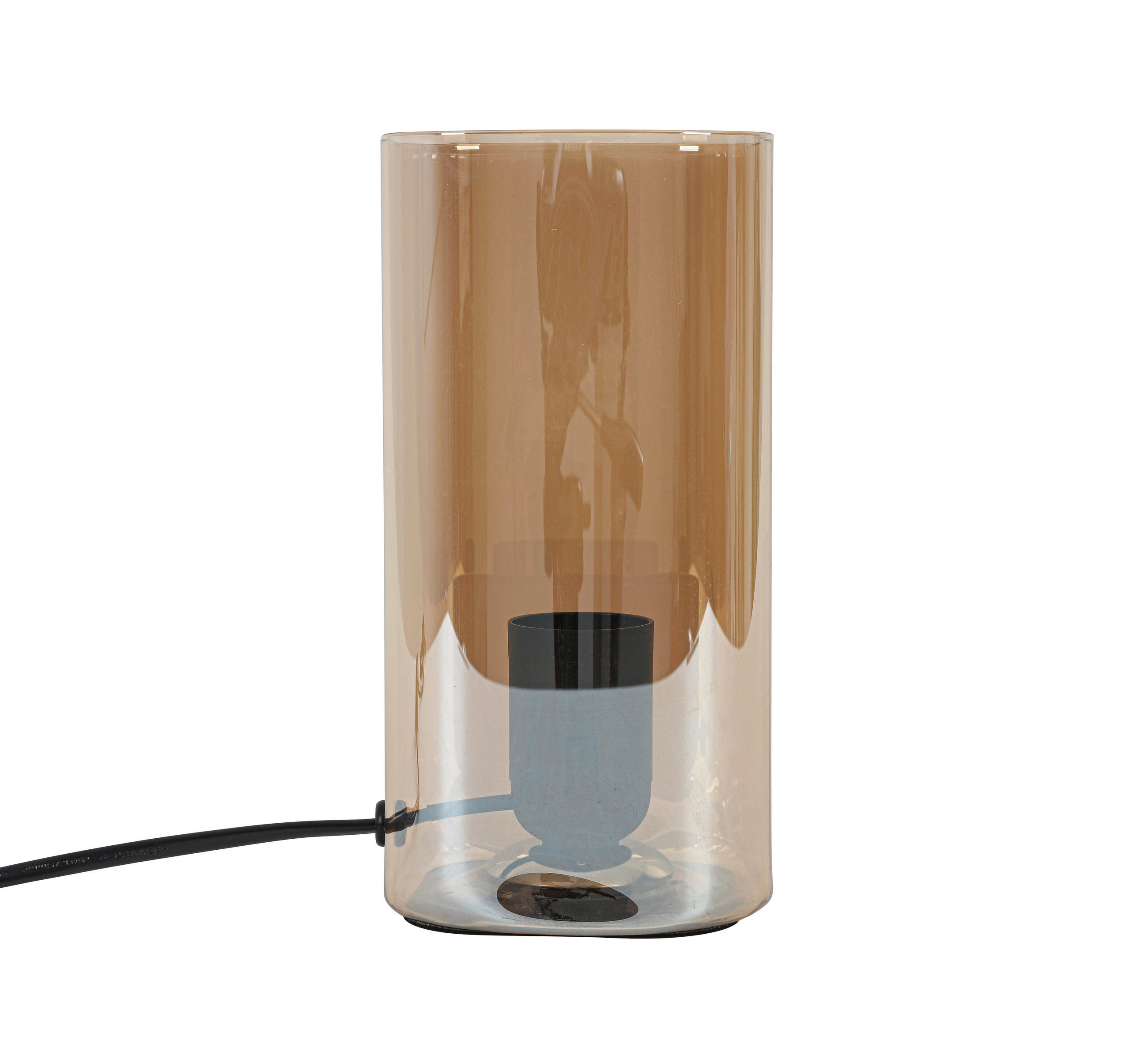 Thumbnail - Nolo Tischleuchte amber Glas B/H/L: ca. 9,5x20x9,5 cm E27 1 Brennstellen