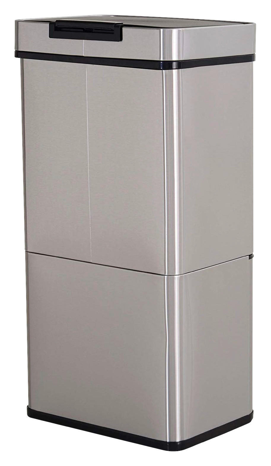 HOMCOM Abfalleimer silber B/H/L: ca. 30x81x42 cm