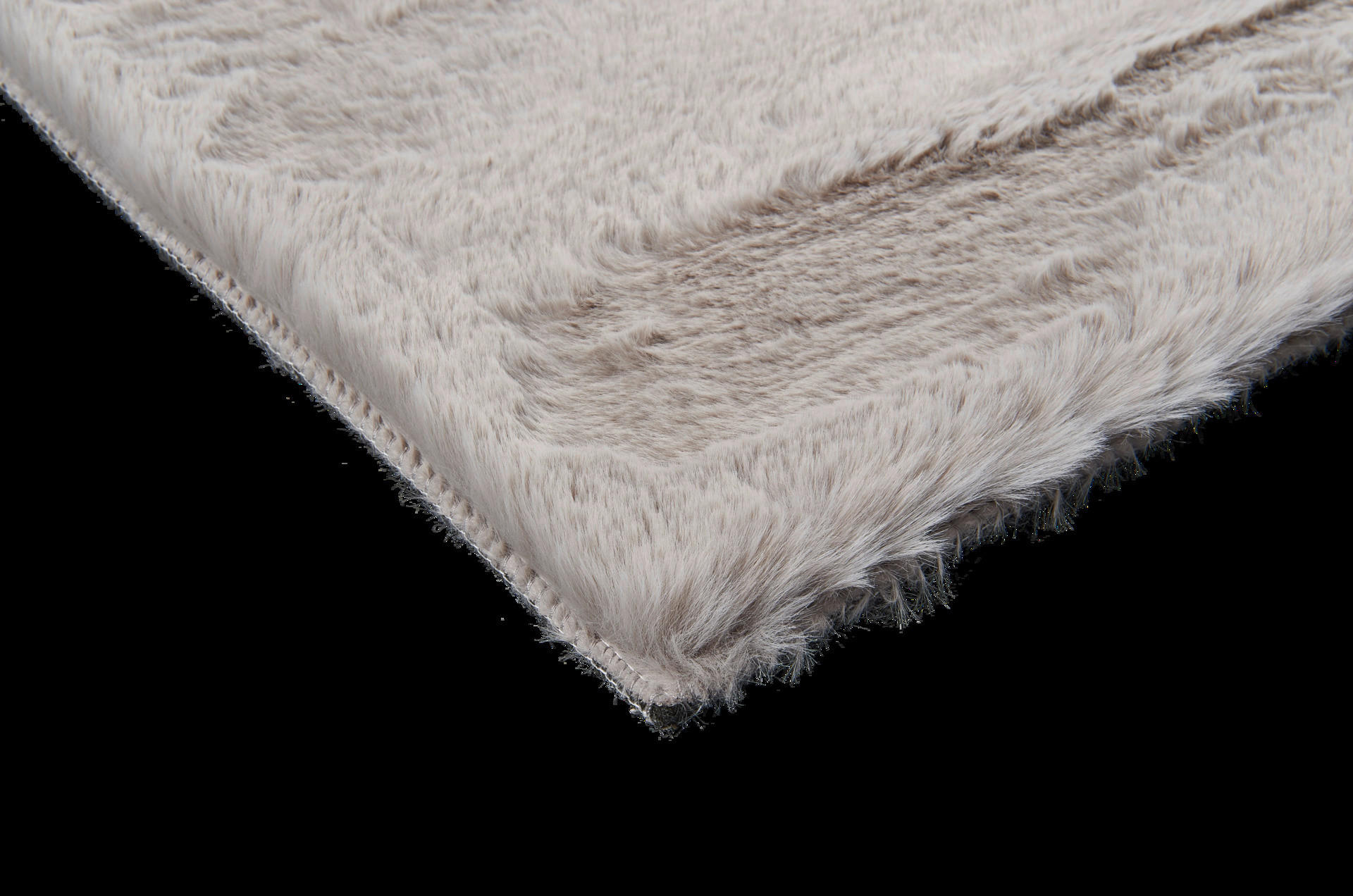 Thumbnail - Fellimitat Moyo taupe B/L: ca. 60x100 cm