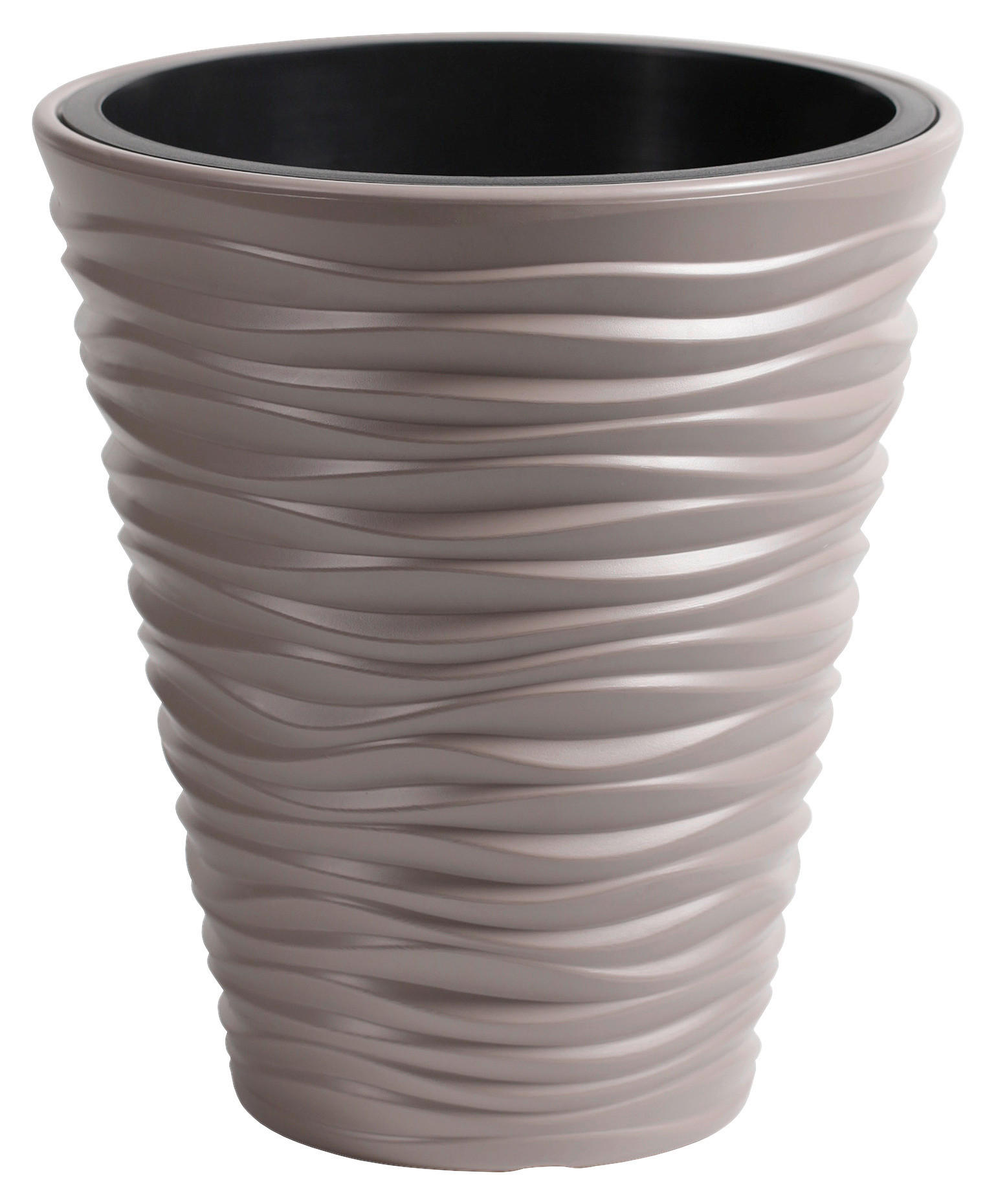 Prosperplast Pflanztopf Sand Mocca Kunststoff H/D: ca. 44x39 cm