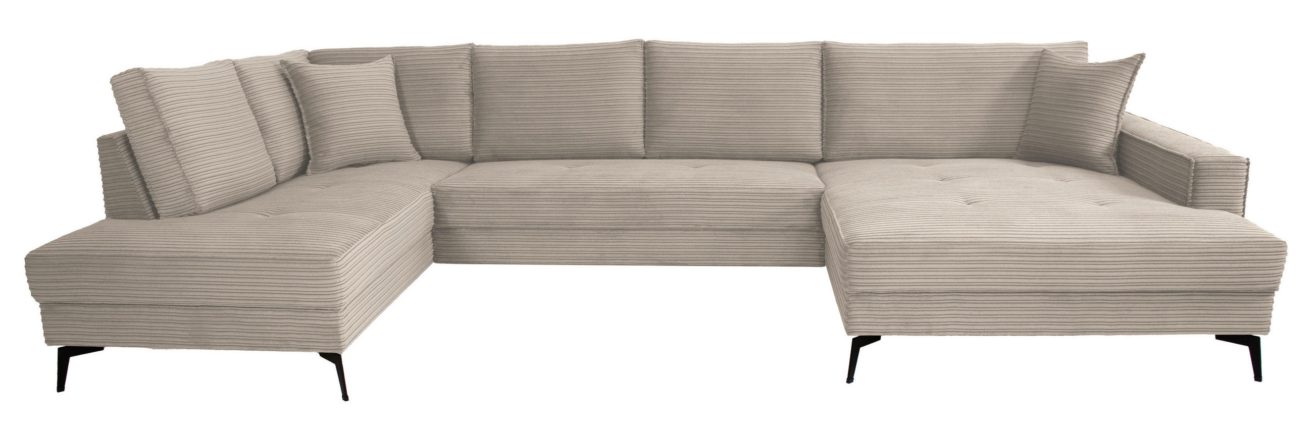 Thumbnail - Wohnlandschaft Zero stone Microfaser B/H/T: ca. 362x86x195 cm