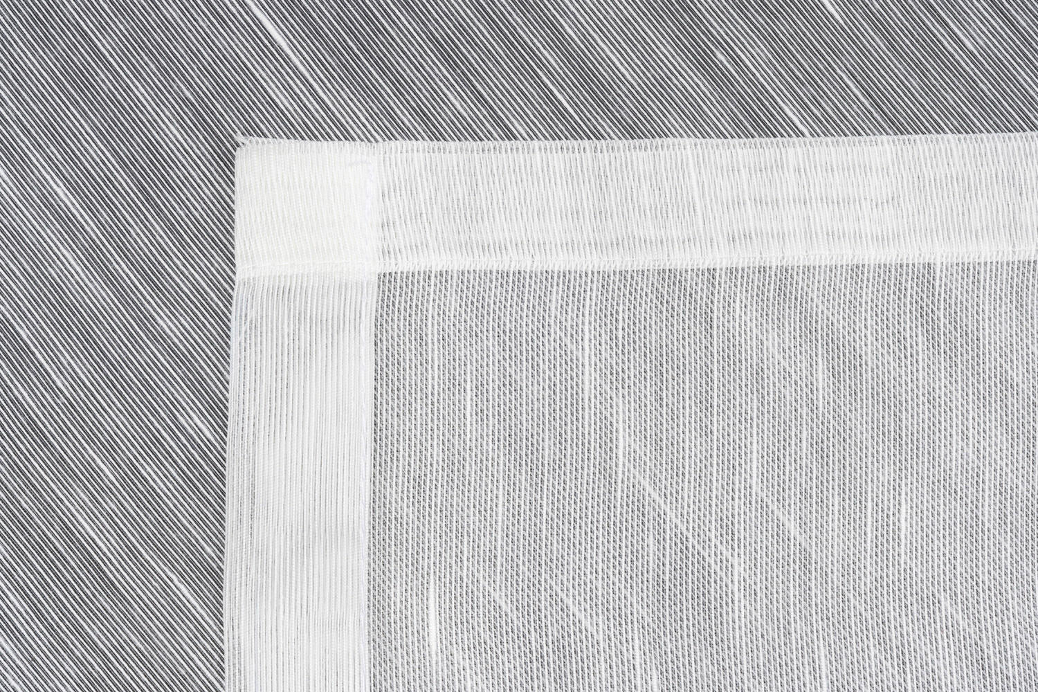 Thumbnail - Ösenvorhang 2er Pack Soft weiß B/L: ca. 135x245 cm