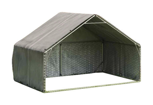 vidaXL Outdoor-Hundezwinger silber Stahl