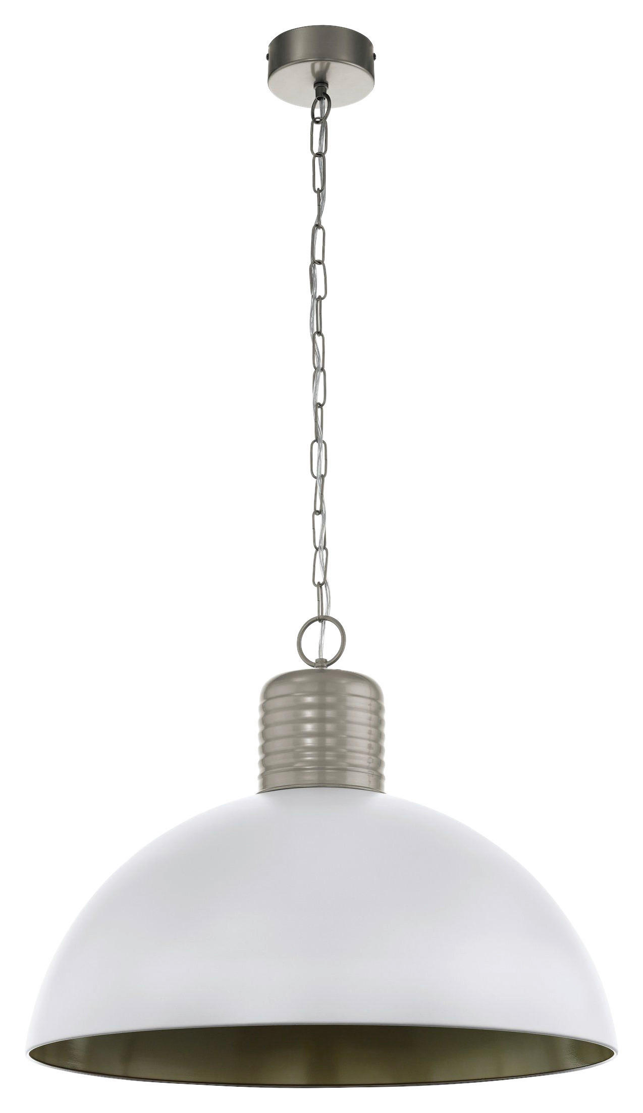 Eglo Pendelleuchte grau Metall B/H/L: ca. 65x149x65 cm E27 1 Brennstellen