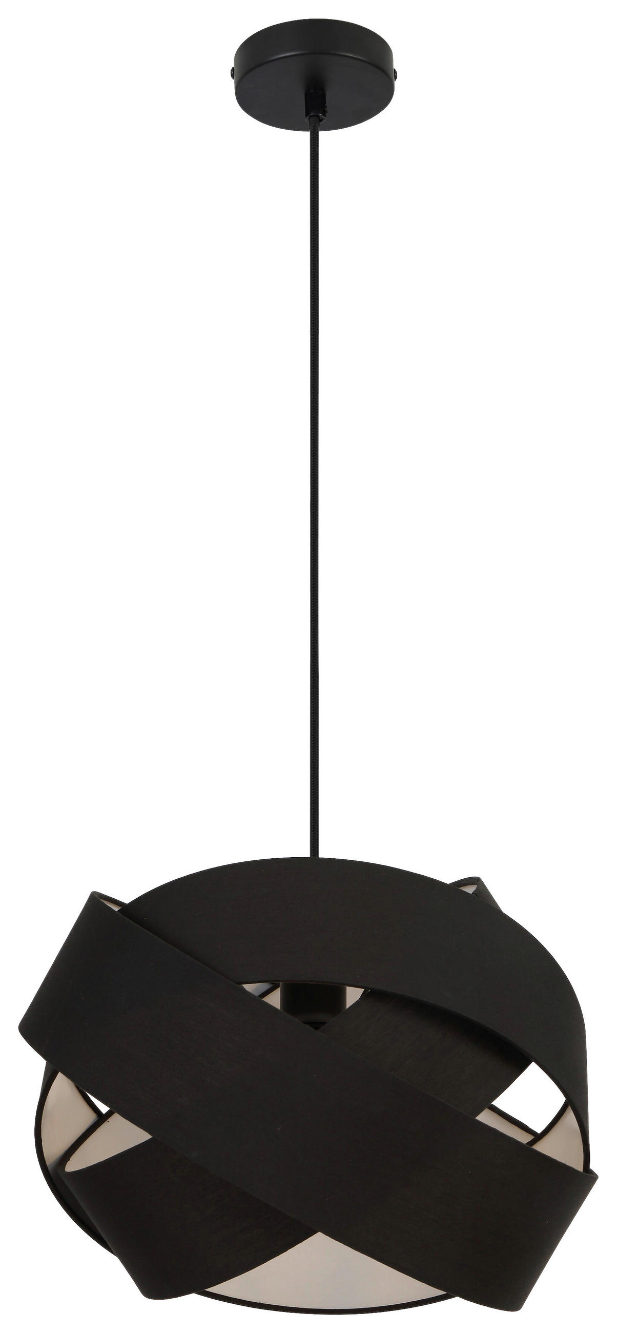 POCOline Pendelleuchte Amumu schwarz Metall H/D: ca. 120x38 cm E27 1 Brennstellen