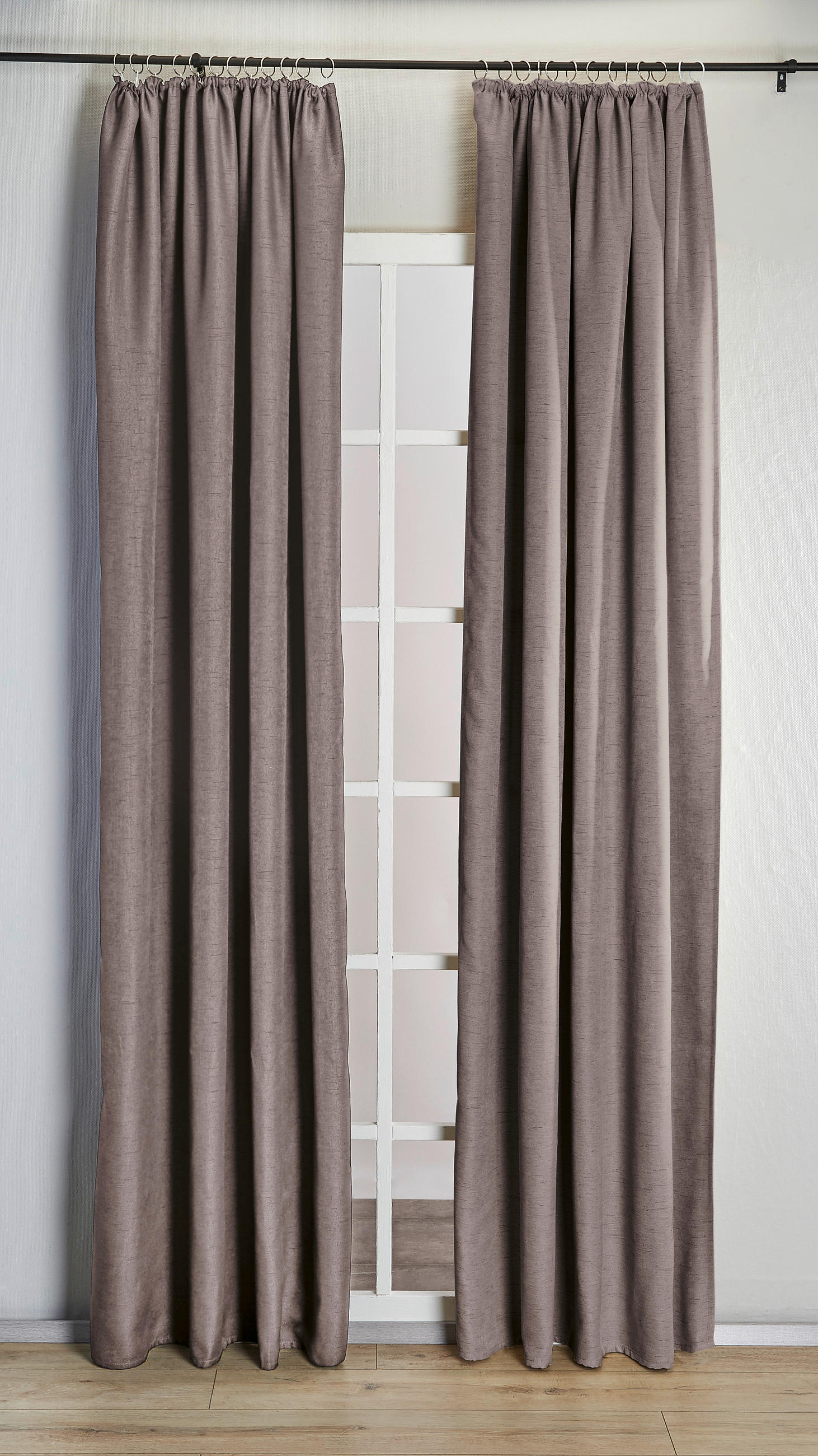 silver edition Verdunklungsvorhang Henry taupe B/L: ca. 135x245 cm