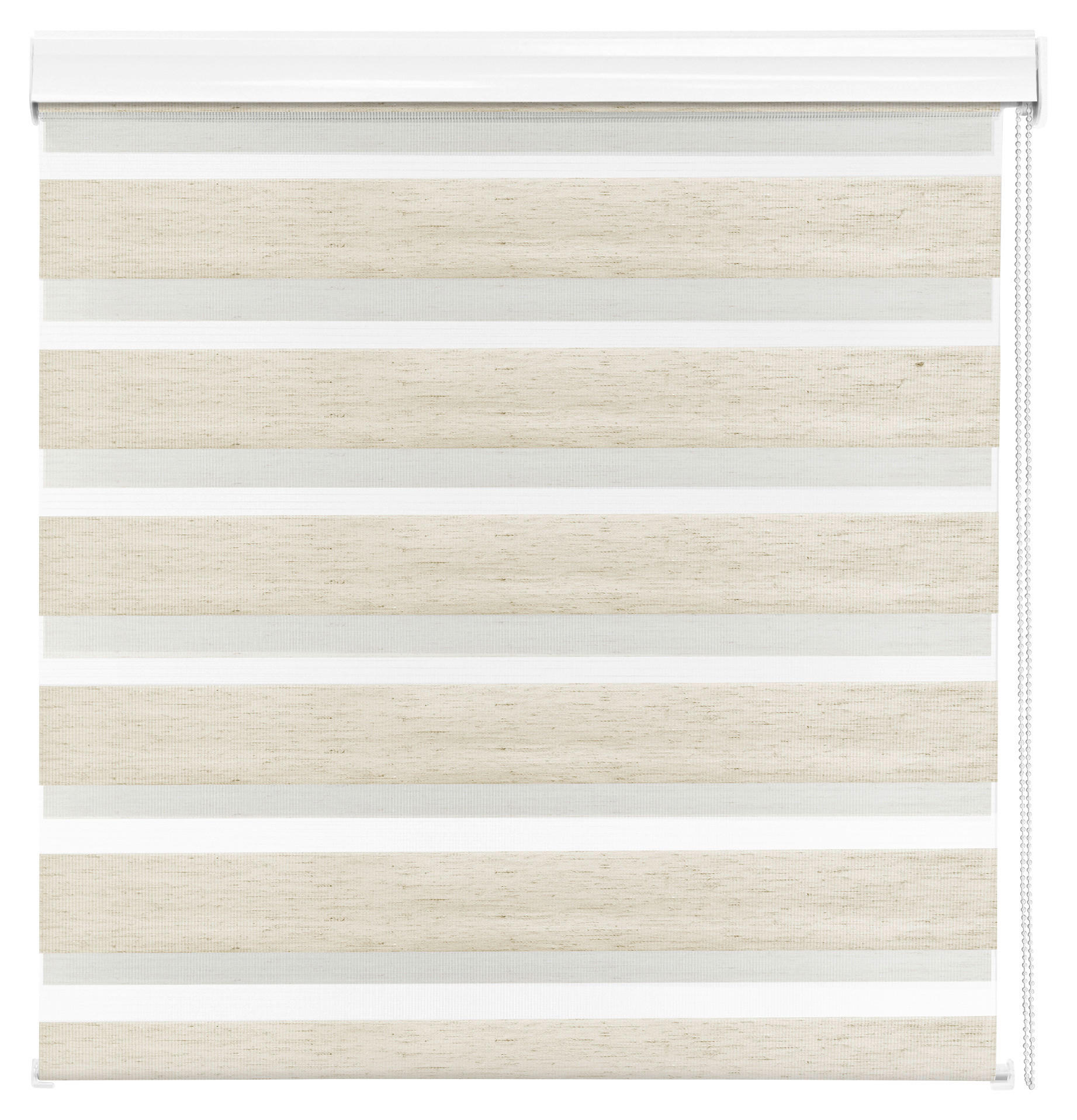 Thumbnail - POCOline Doppelrollo mit Blende Easy Fix natur B/L: ca. 55x160 cm