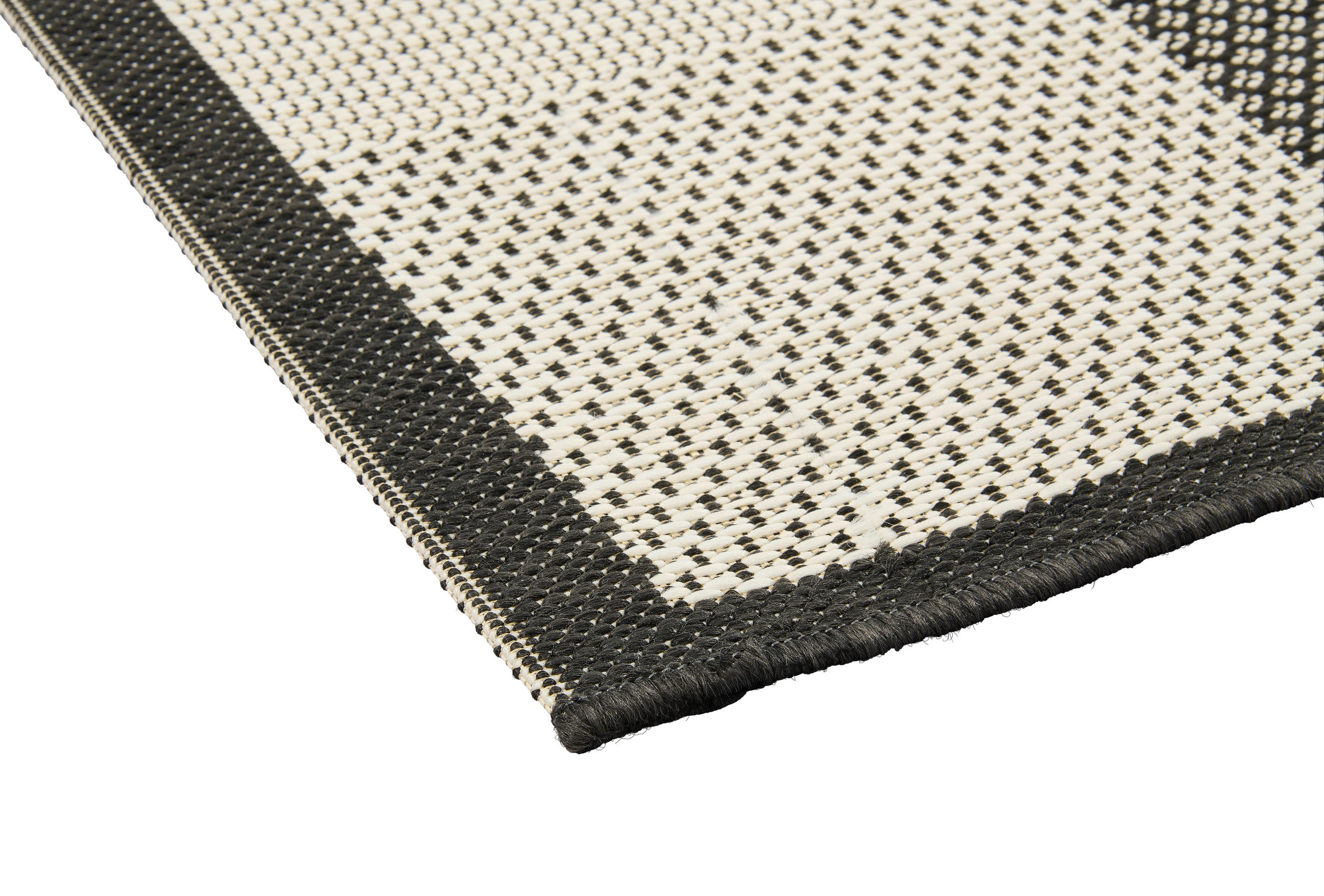 Thumbnail - In-/Outdoor-Teppich Ambiente schwarz B/L: ca. 80x150 cm