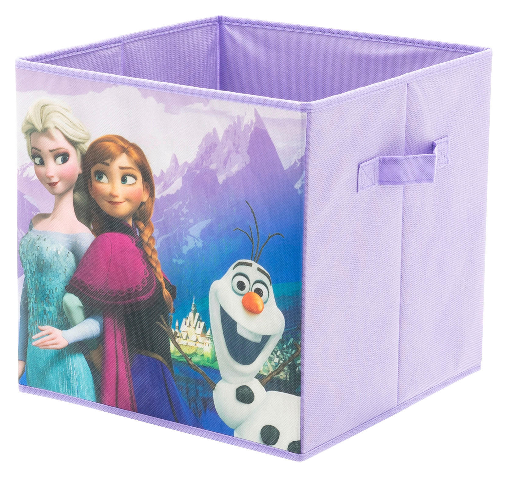 Thumbnail - Stoffbox Frozen lila B/H/T: ca. 32x32x32 cm