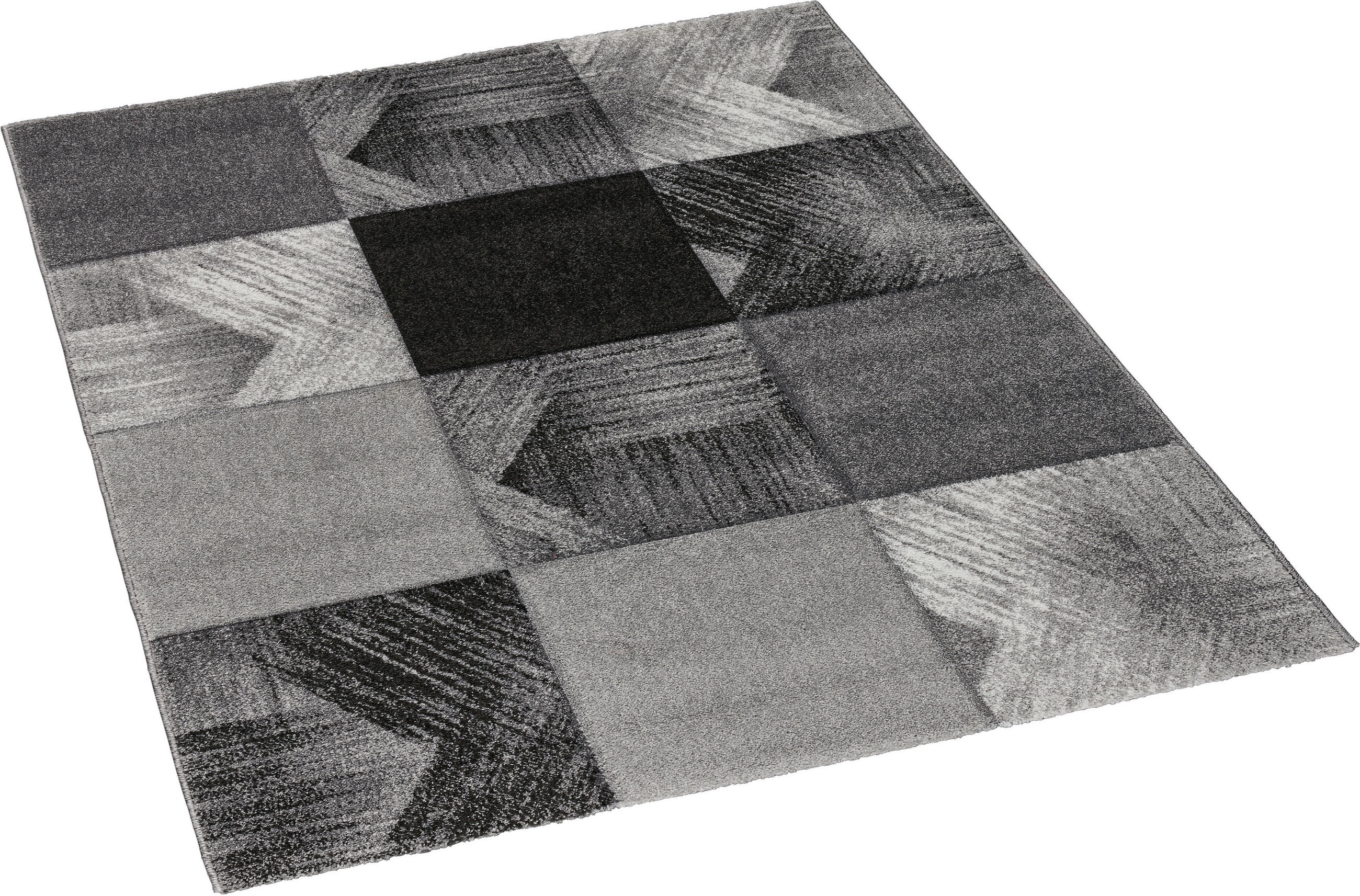 Webteppich Malta grau B/L: ca. 120x170 cm