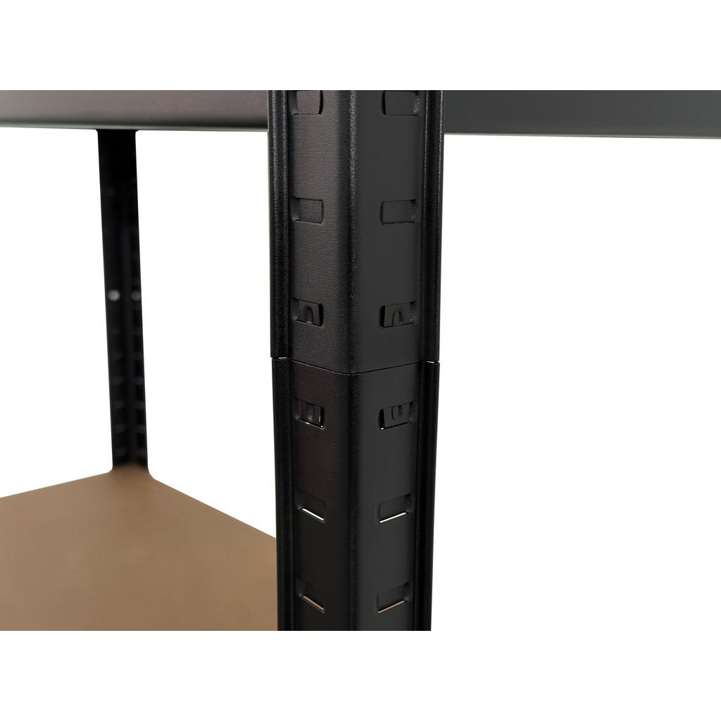 Thumbnail - Schwerlaststeckregal schwarz B/H/T: ca. 90x180x40 cm