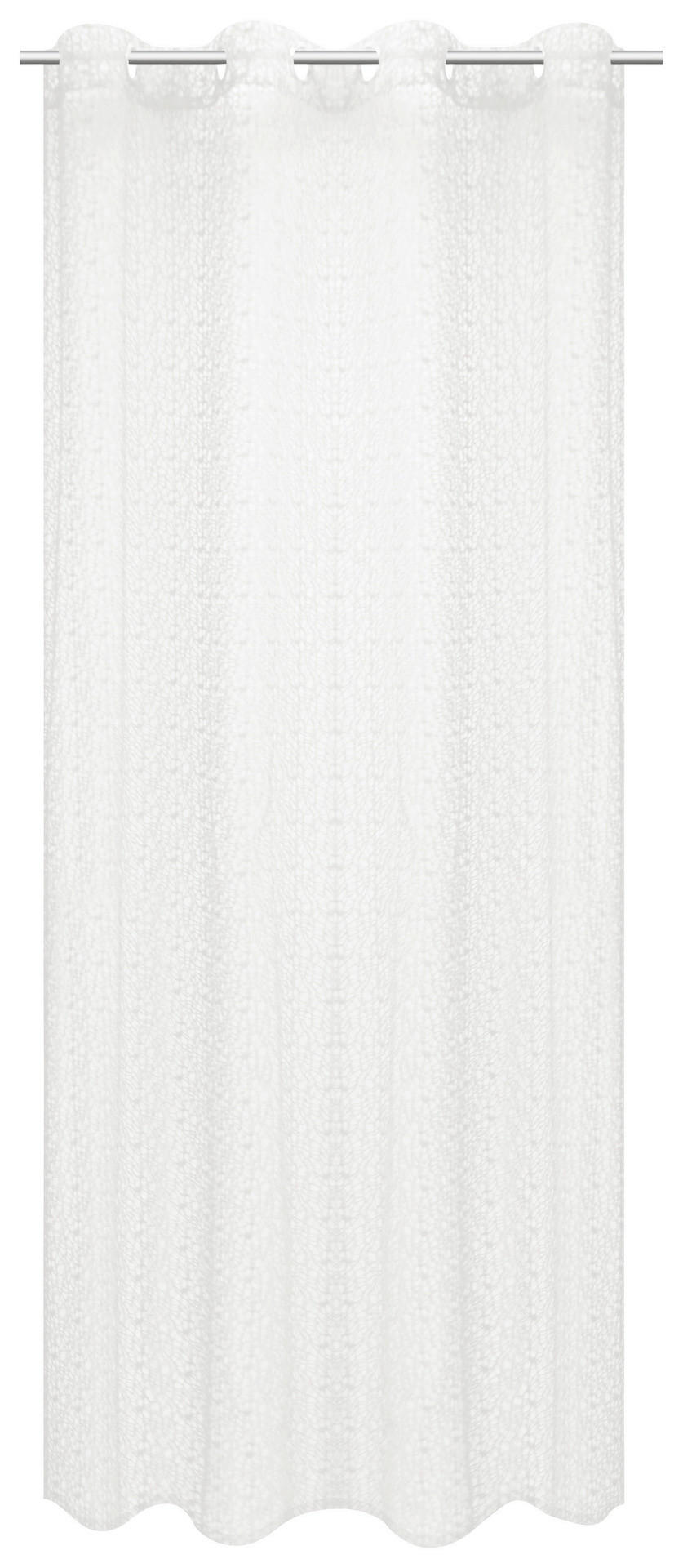 Thumbnail - ACUS design collection Ösenvorhang Spider weiß B/L: ca. 140x245 cm