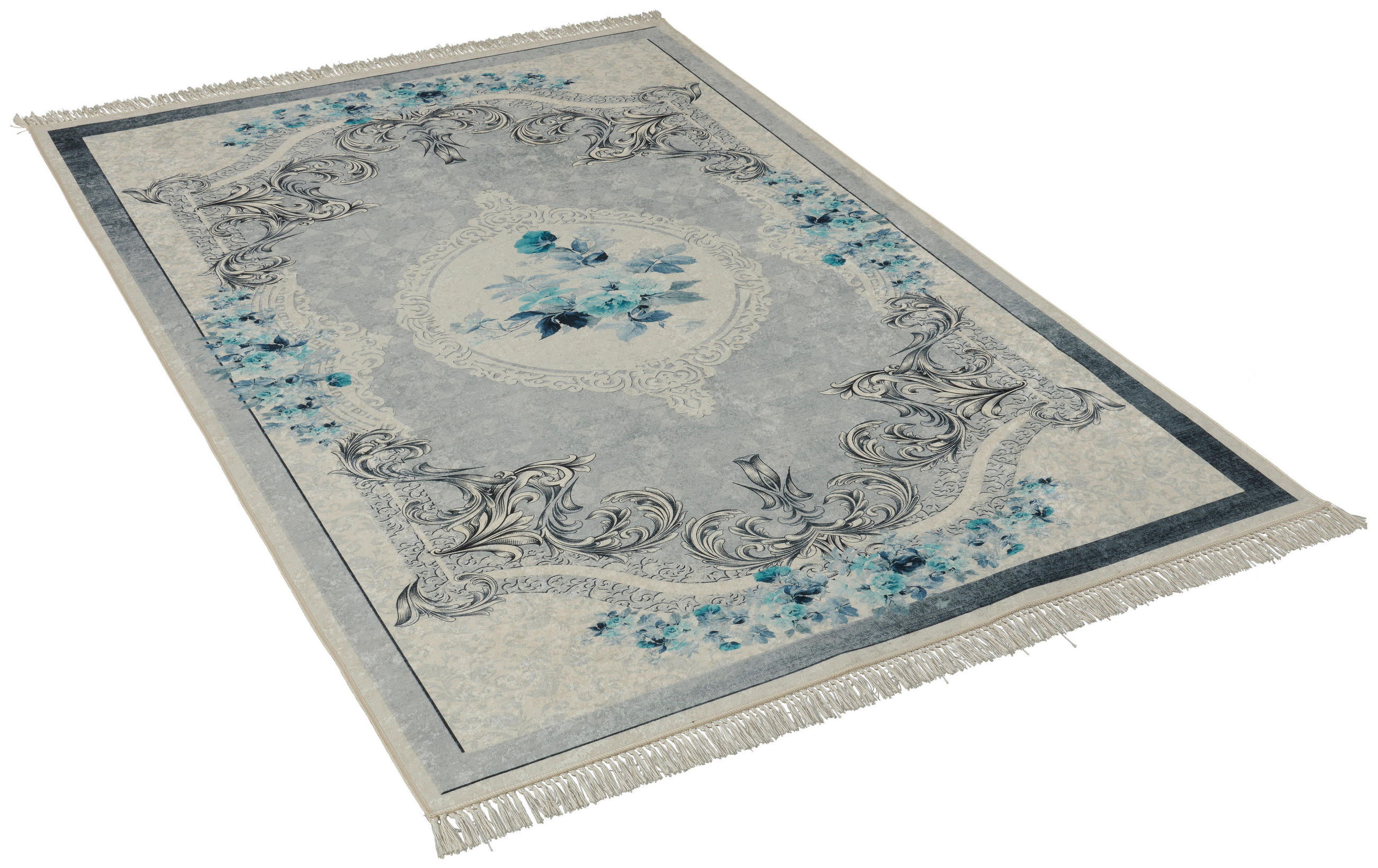 Druckteppich Sunshine grau B/L: ca. 160x230 cm