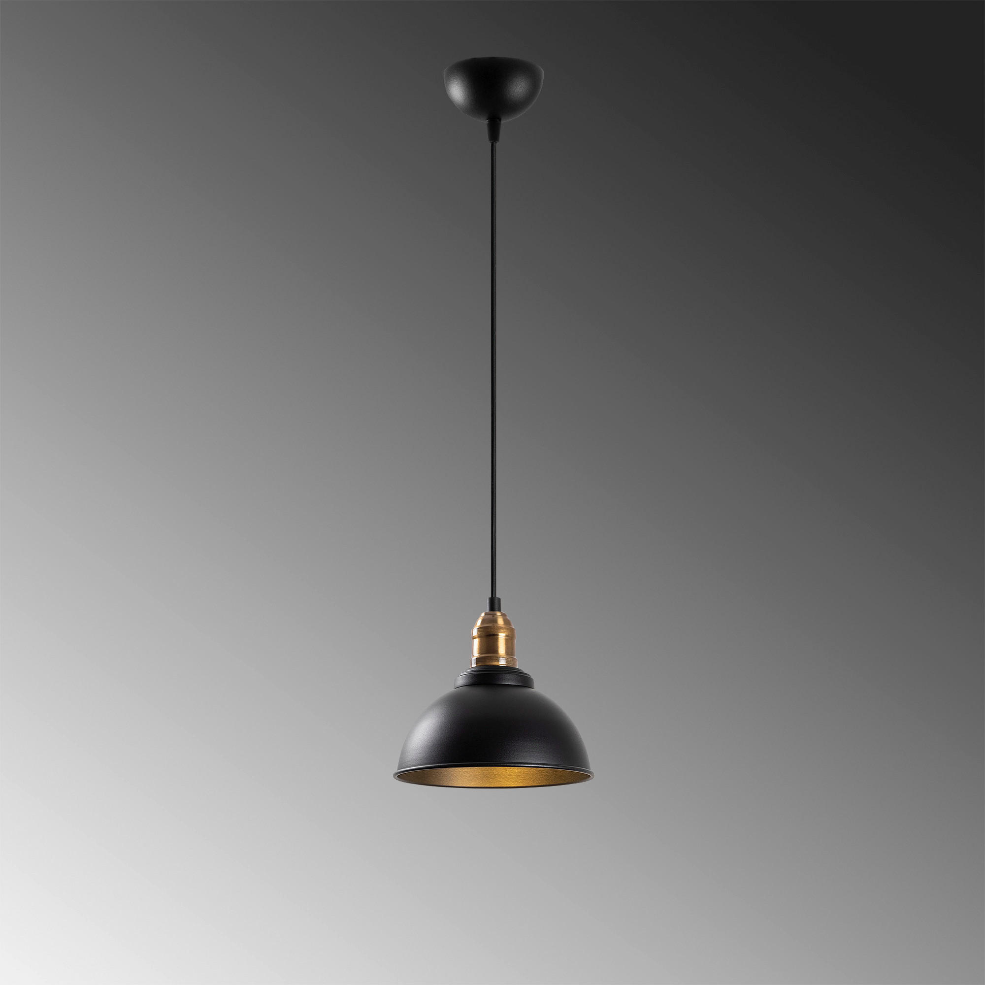 Thumbnail - Opviq Pendelleuchte Varzan-10830 schwarz Metall B/H/T/L/D: ca. 21x116x21x21x21 cm E27 1 Brennstellen