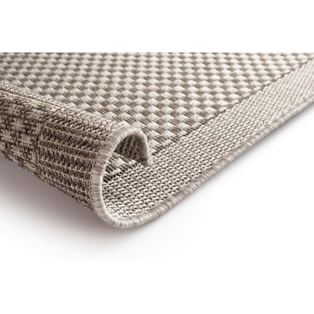 Thumbnail - In-/Outdoor-Teppich Grace grau B/L: ca. 120x170 cm