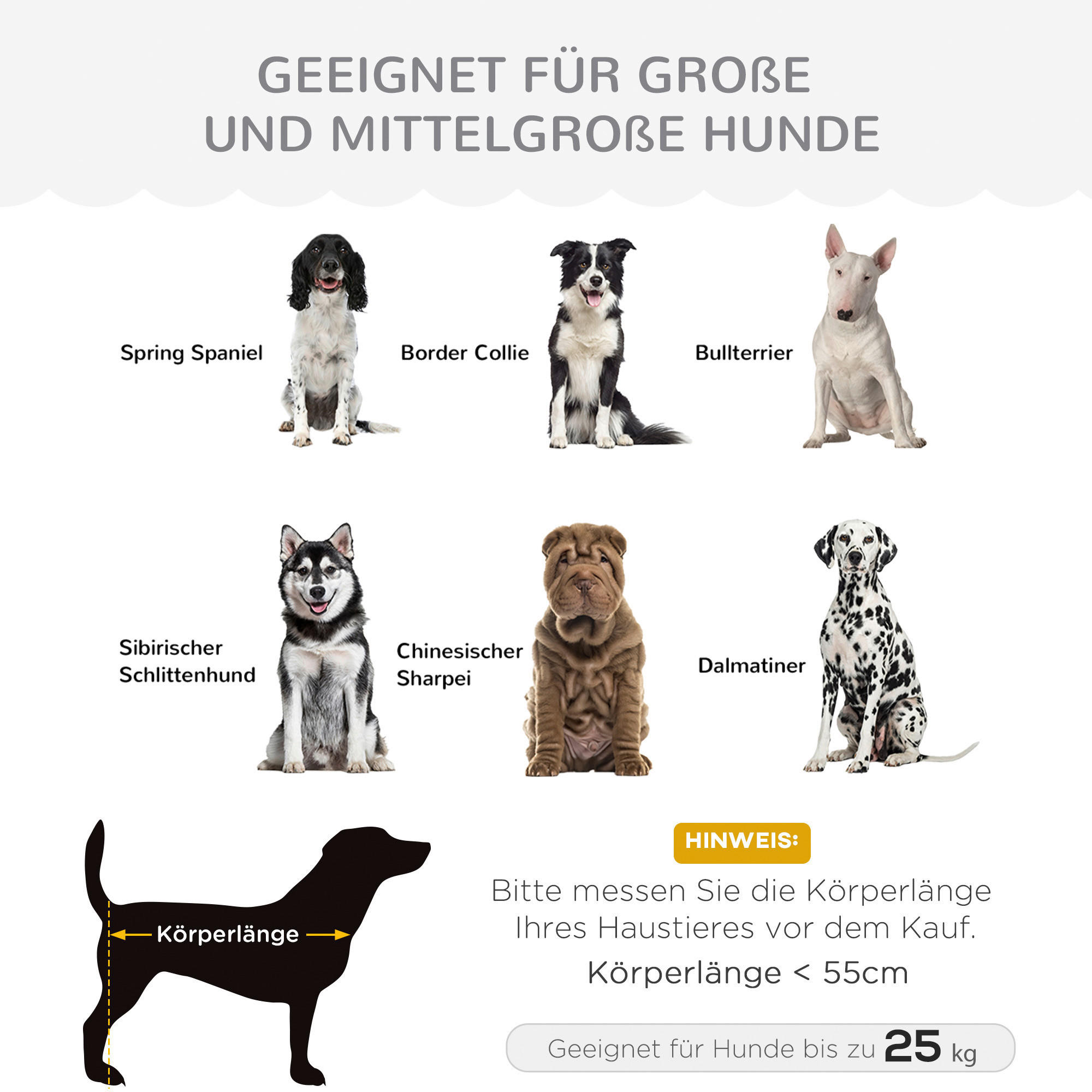 Thumbnail - PawHut Hundesofa grau Schaumstoff B/H/L: ca. 60,5x35,5x98,5 cm