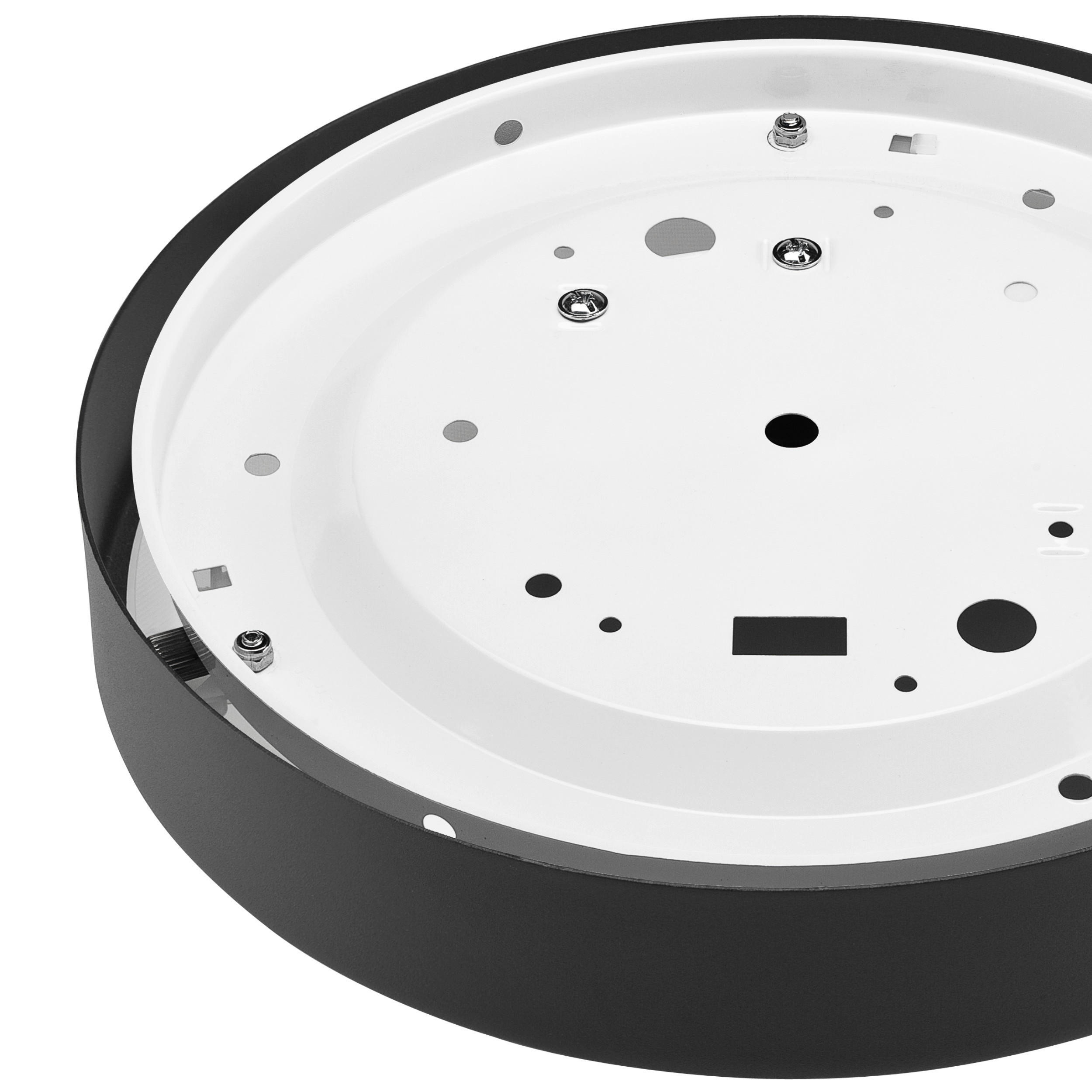 Thumbnail - Lamkur Deckenleuchte Dante schwarz Glas Stahl H/L: ca. 8x26 cm E27 1 Brennstellen