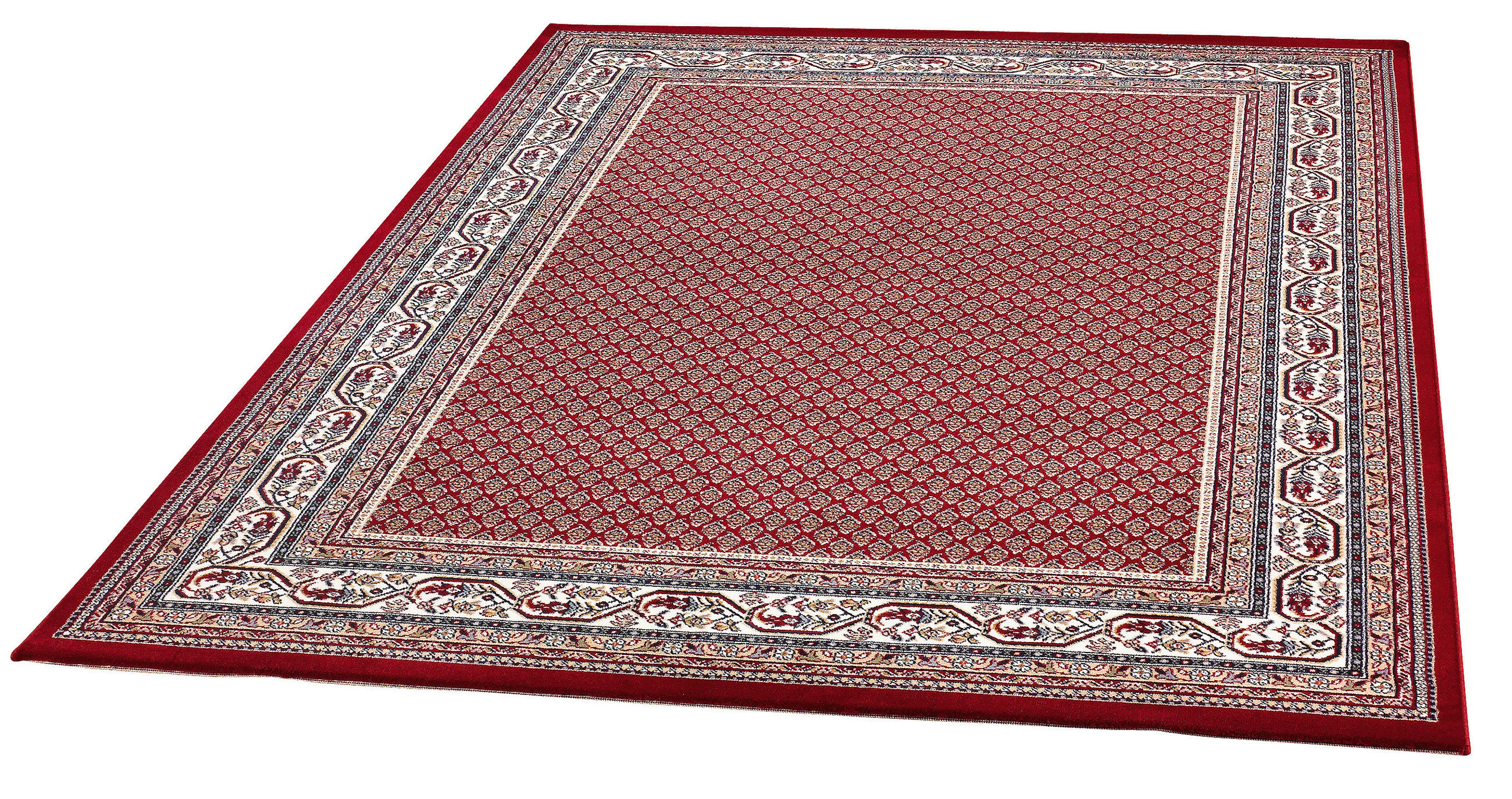 Webteppich Kashmar rot B/L: ca. 80x150 cm