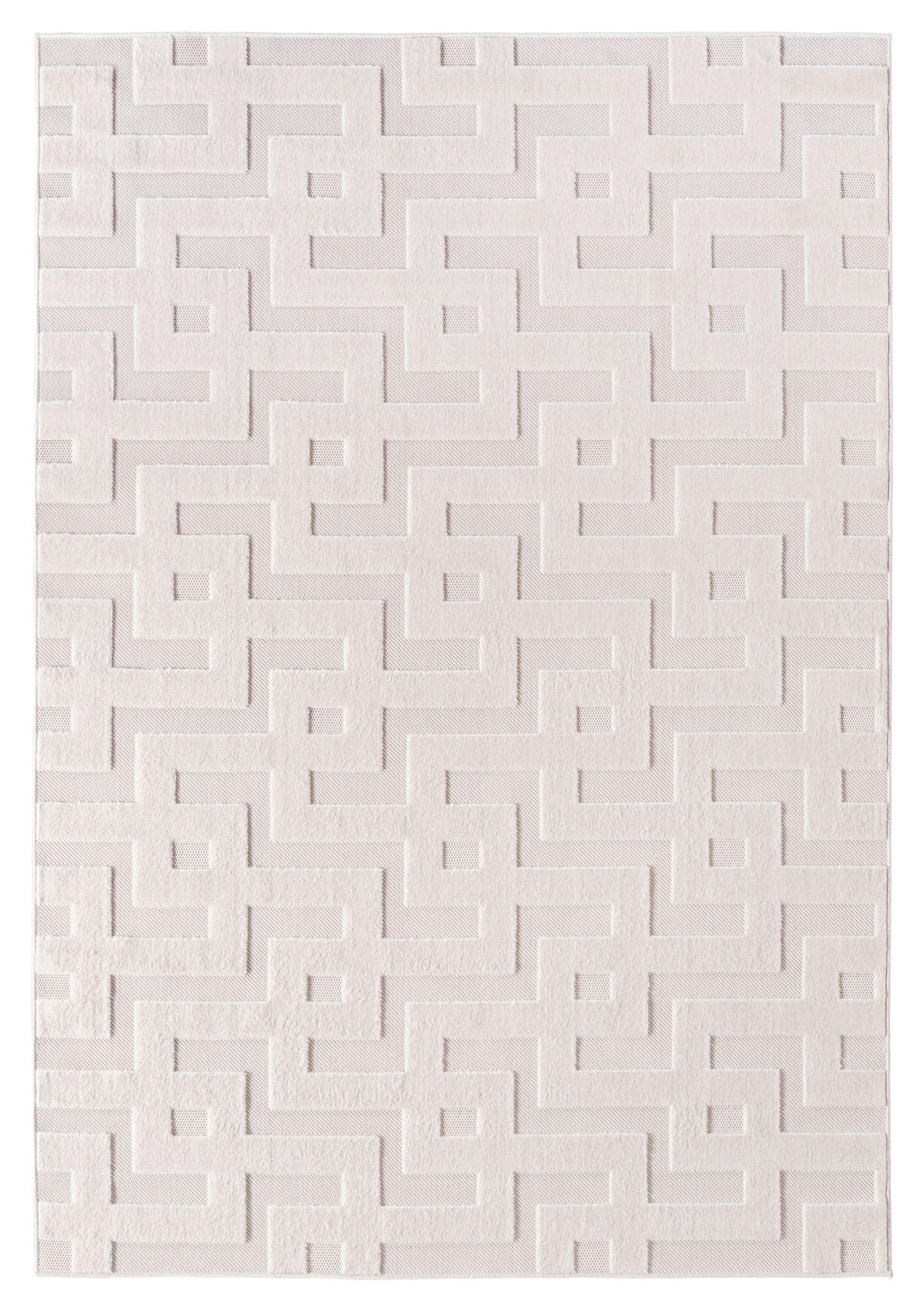 Ayyildiz Kurzflorteppich DOHA creme B/L: ca. 140x200 cm