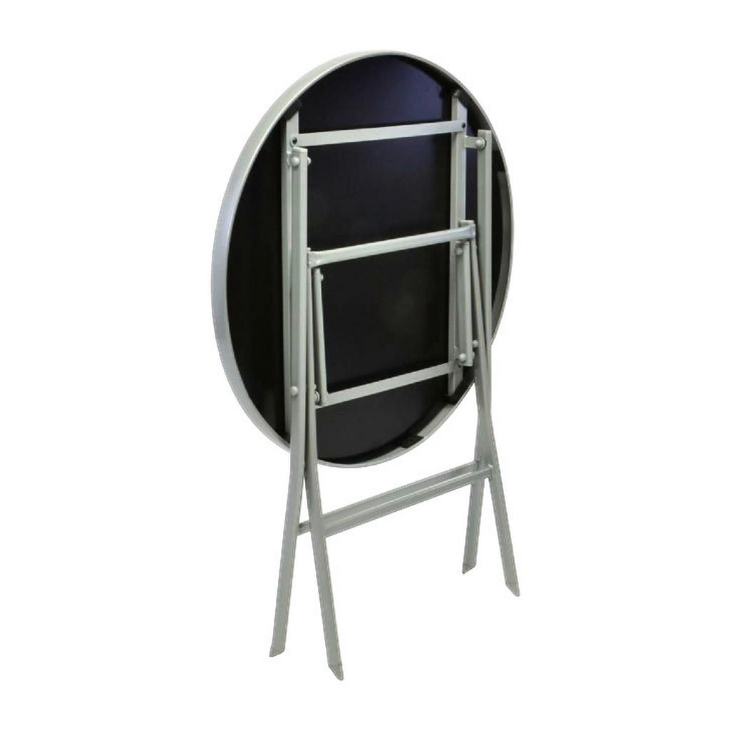 Thumbnail - VCM Gartensitzgruppe schwarz Stahl B/H/T: ca. 56x105x65 cm