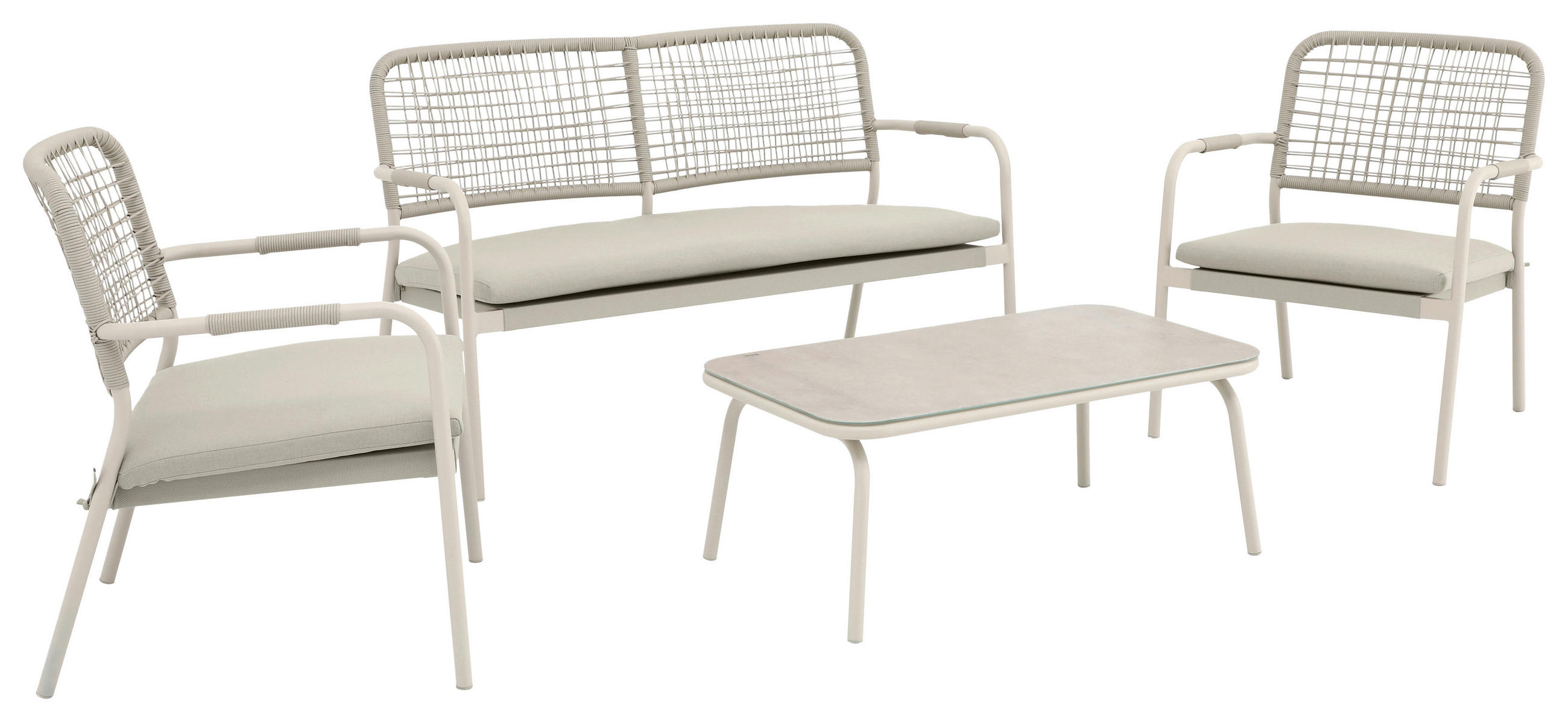 Thumbnail - POCOline Gartensitzgruppe beige Stahl