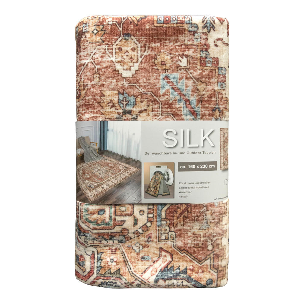 Thumbnail - Teppich Silk terra B/L: ca. 160x230 cm