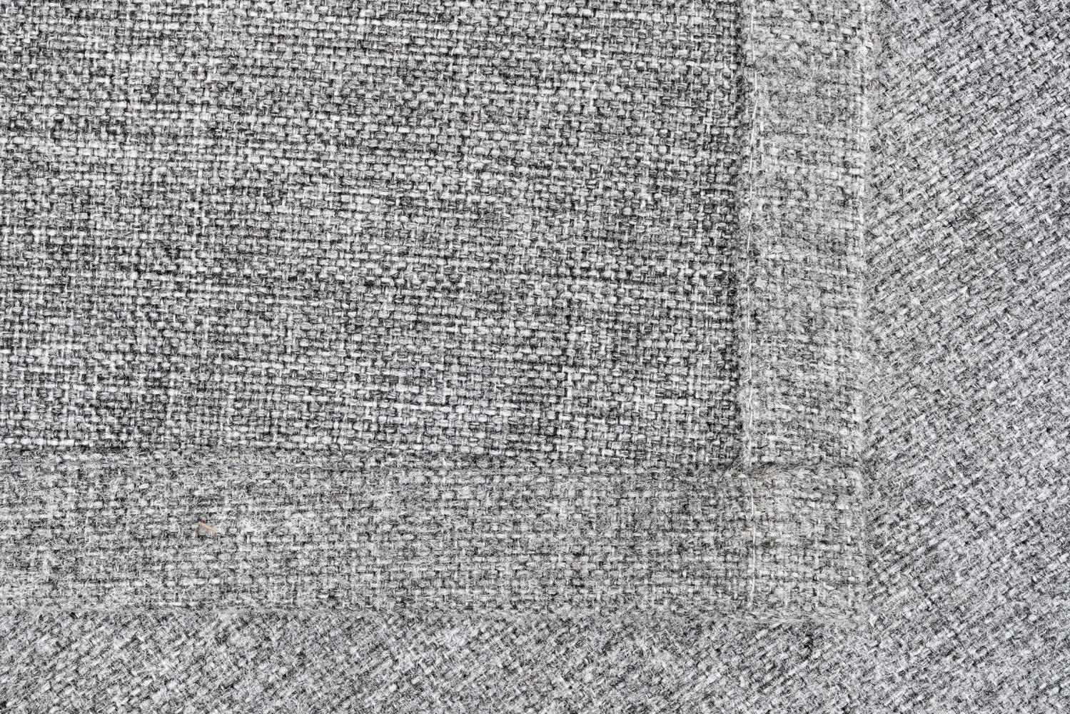 Thumbnail - Ösenvorhang 2er Pack Chalet grau B/L: ca. 135x300 cm