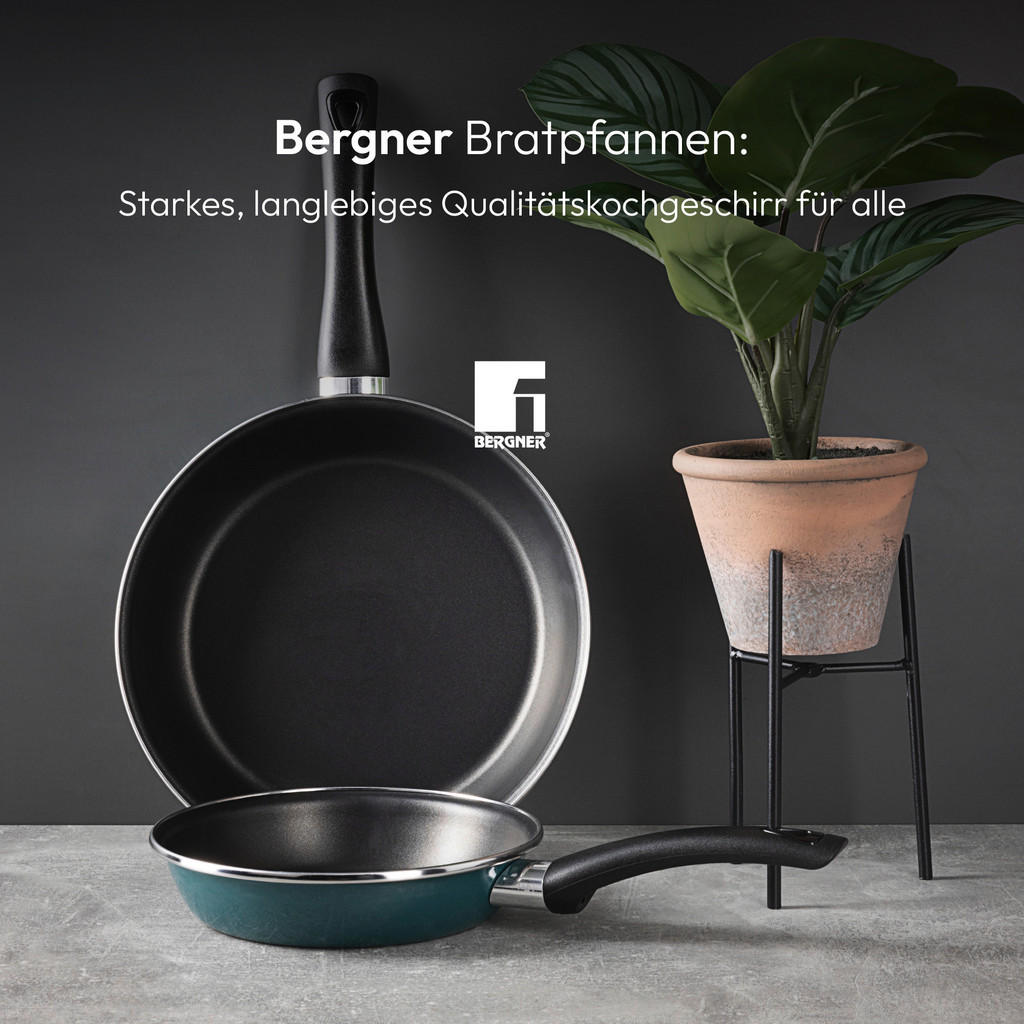 Thumbnail - BERGNER Pfannenset Classique grün Aluminium 6 tlg.