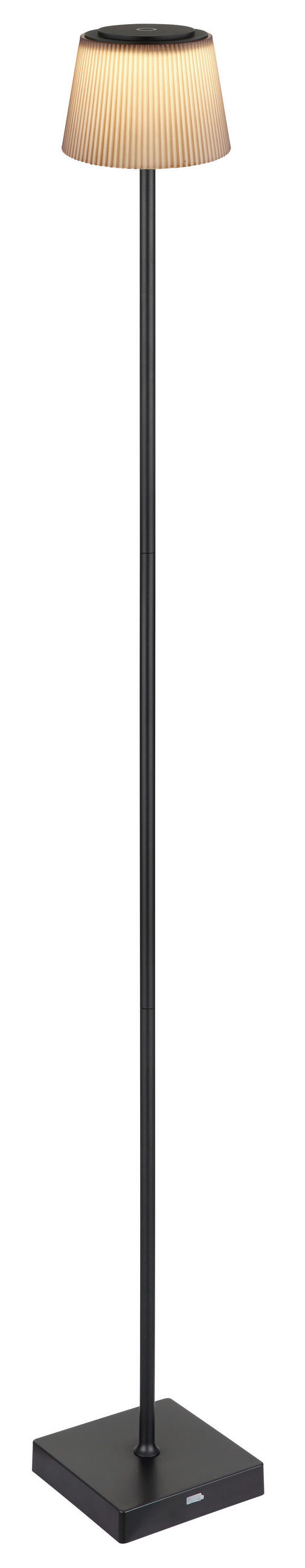 Thumbnail - GLOBO LED-Stehleuchte braun schwarz Kunststoff Metall B/H/T: ca. 14x120x14 cm 1 Brennstellen