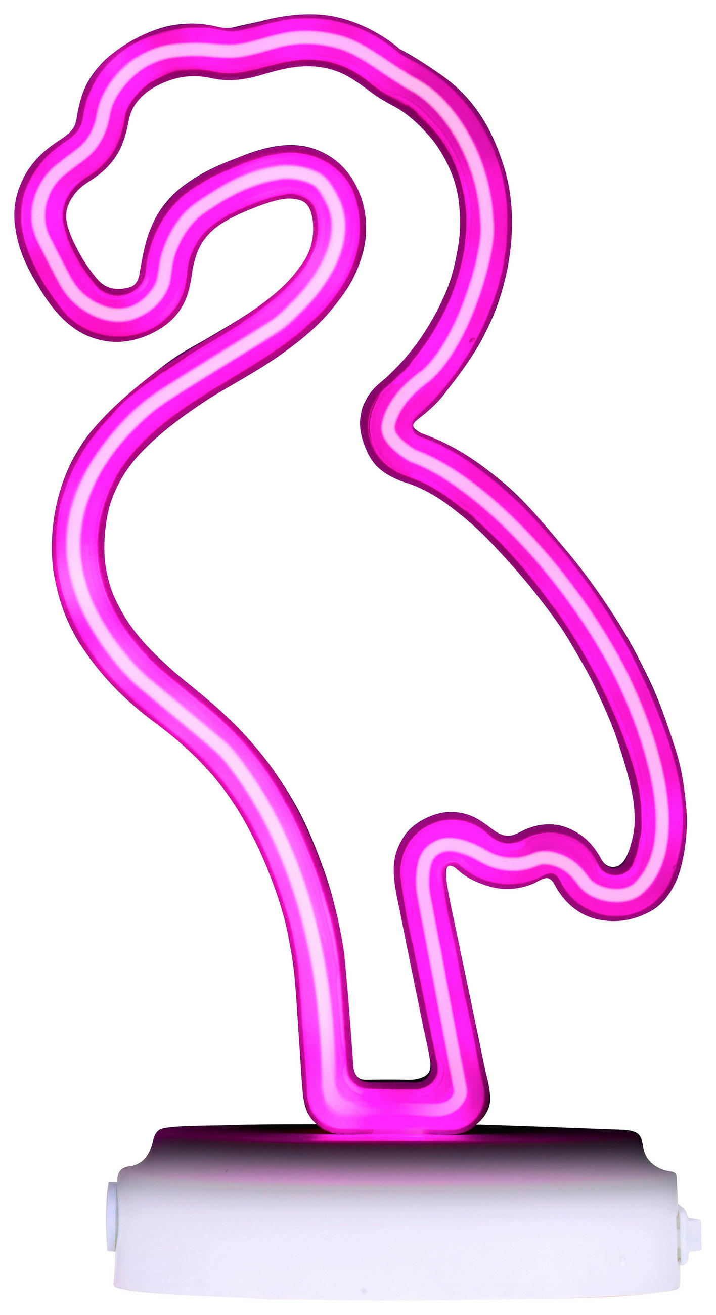 Grundig Neon-Leuchte Flamingo B/H/L: ca. 11,5x5,6x25,5 cm