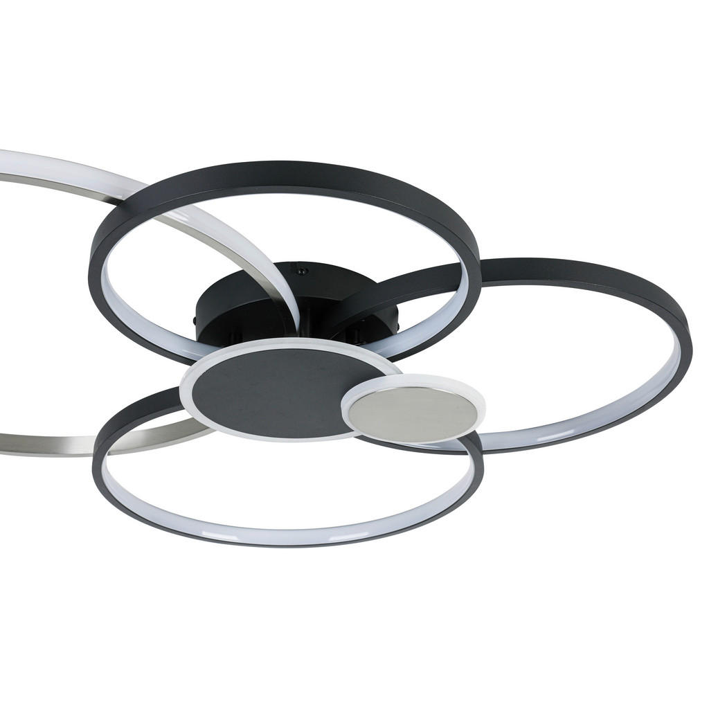 Thumbnail - Nolo Lighting LED-Deckenleuchte Big schwarz Aluminium B/H/L: ca. 64x11x80 cm