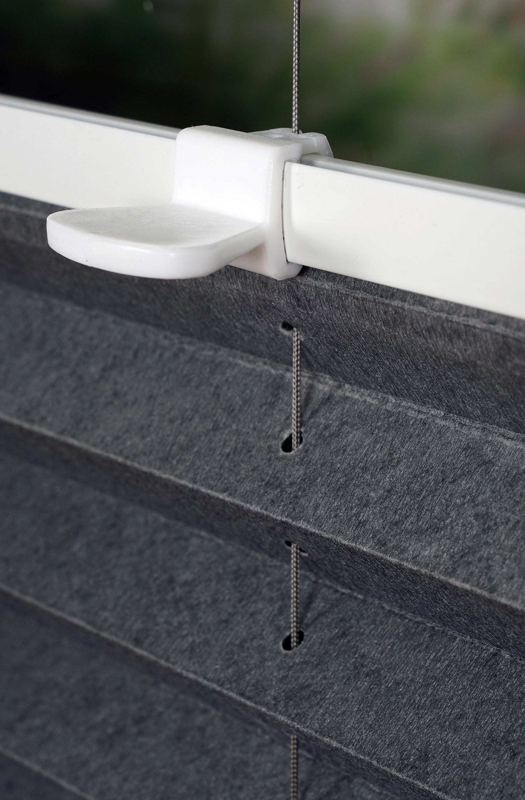 Thumbnail - Klemmplissee hellgrau B/L: ca. 60x130 cm