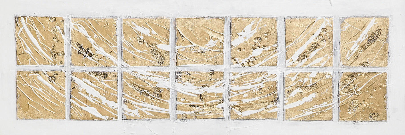 Bönninghoff Ölgemälde Abstrakt B/H/L: ca. 120x2x40 cm