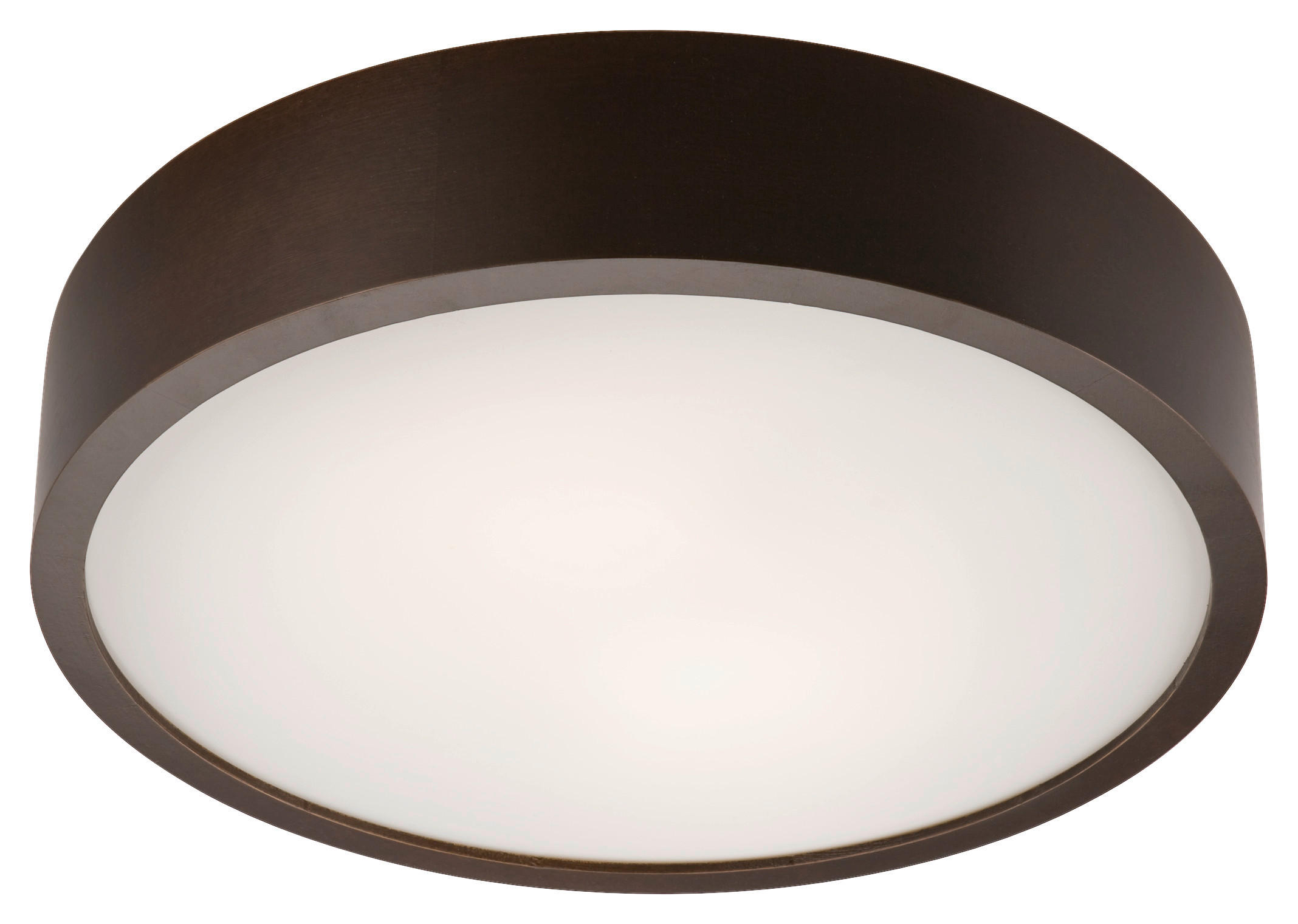 Lamkur Deckenleuchte dunkelbraun Glas Holz B/H/L: ca. 38,5x12x38,5 cm 2 Brennstellen